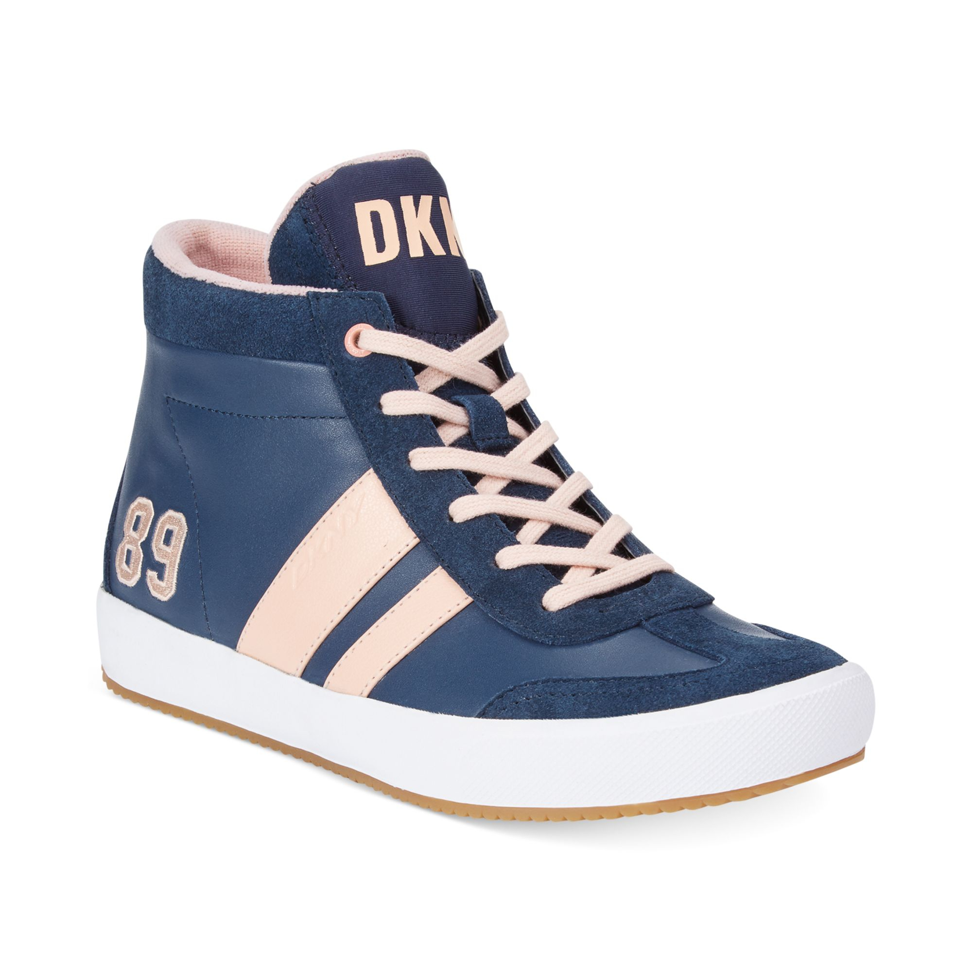 Dkny Kooper High Top Sneakers in Blue Lyst