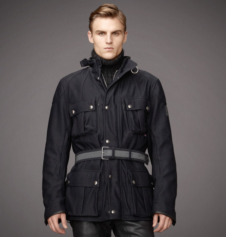 Belstaff Snaefell Jacket In Cordura 1000 Twill in Black for Men | Lyst