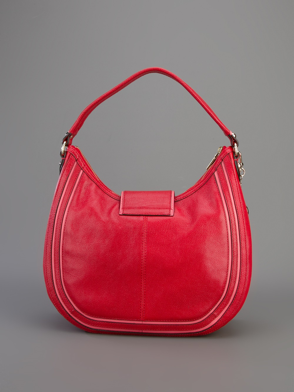 Dkny Leather Hobo Bag in Red Lyst