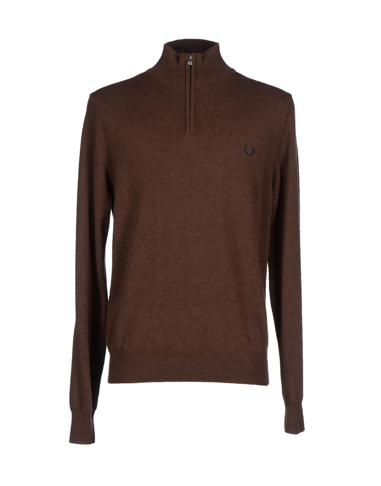 brown turtleneck shirt