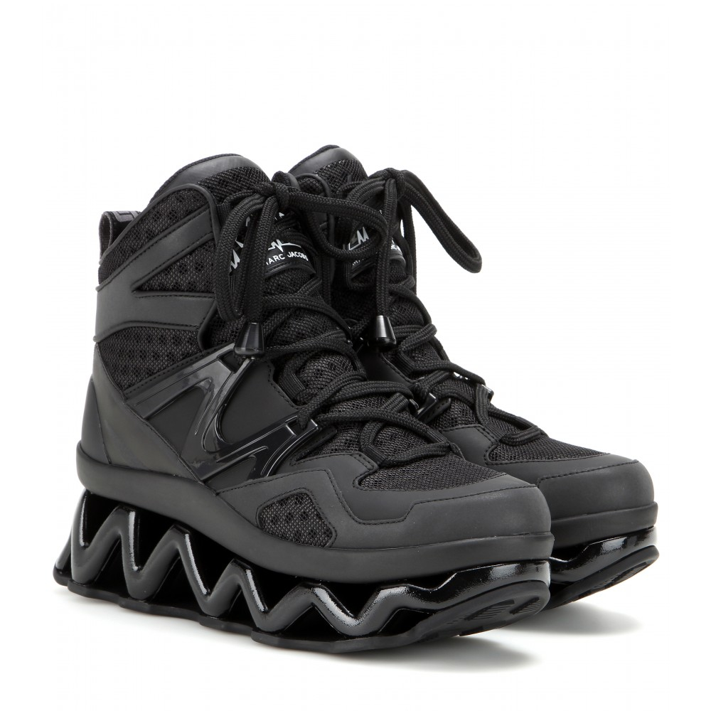 Lyst - Marc By Marc Jacobs Sneaker Boots in Black