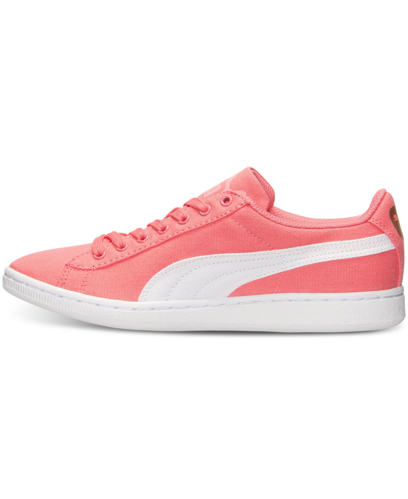 Puma Women's Vikky Casual Sneakers From Finish Line in Pink | Lyst