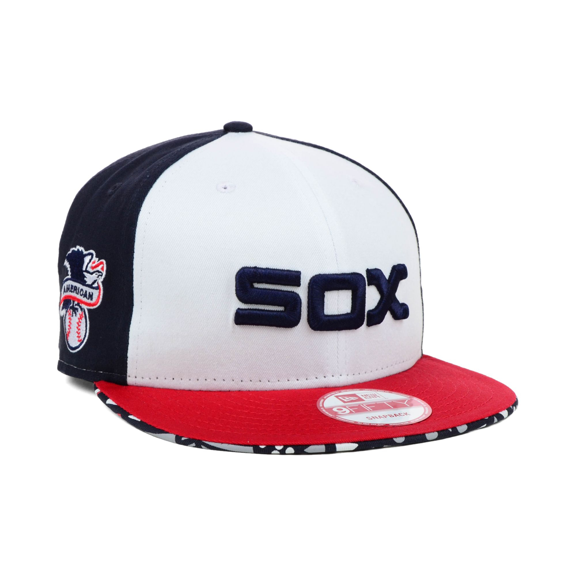 New Era Chicago White Sox Cross Colors Snapback Cap in Multicolor for ...