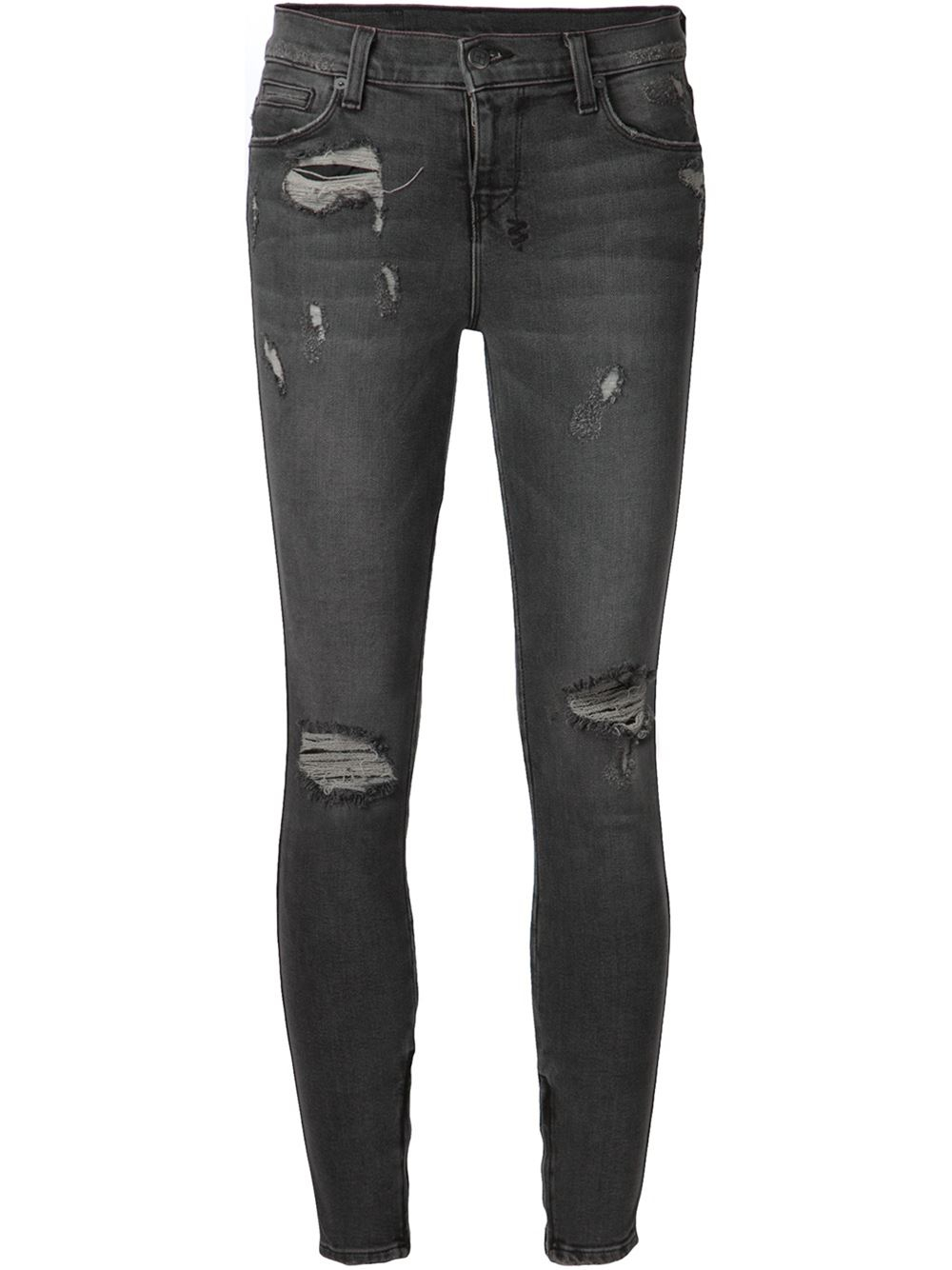 Ksubi Distressed Skinny Jeans In Black Lyst   Ksubi Black Distressed Skinny Jeans Product 2 681702350 Normal 