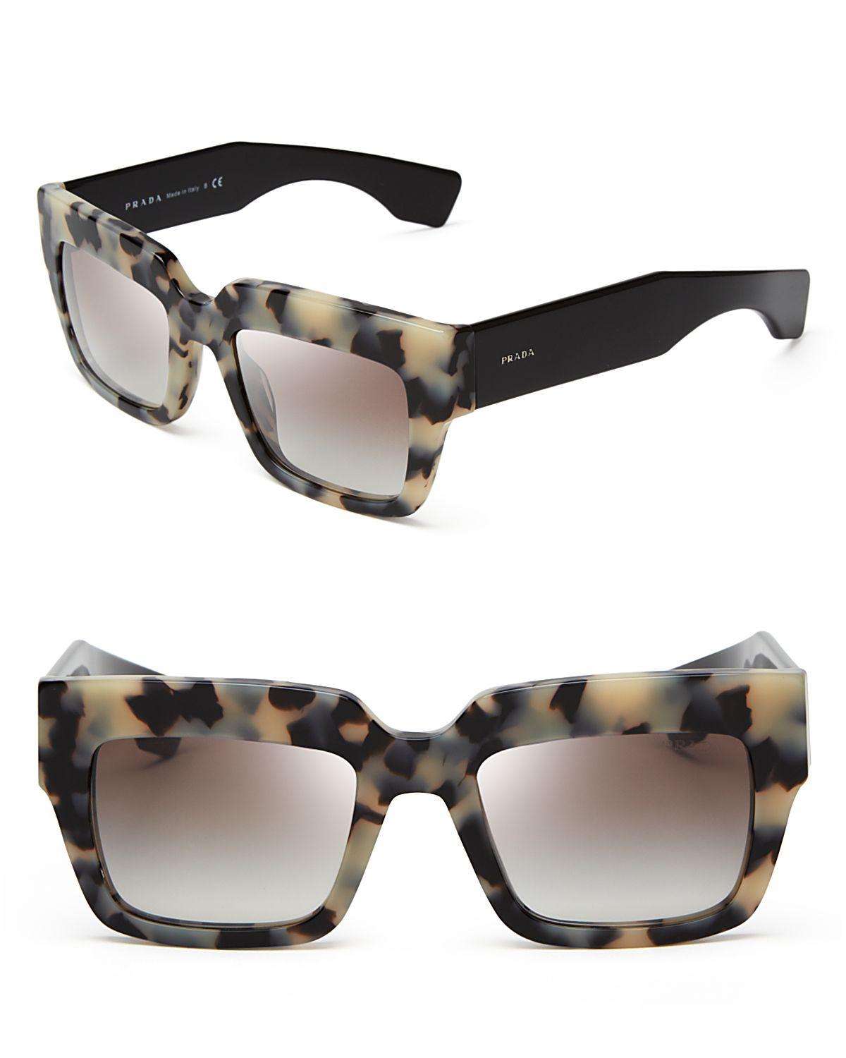 prada sunglasses leopard print - 58 