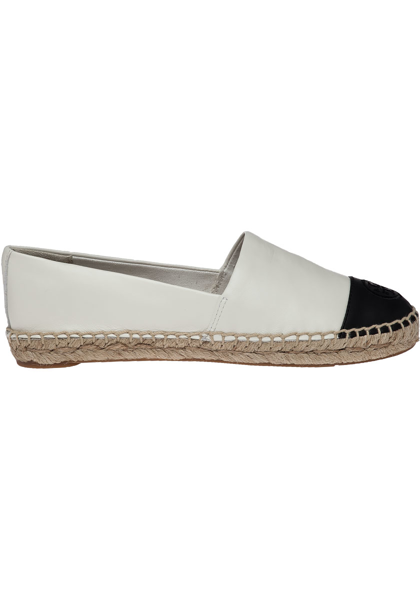 tory burch espadrille white