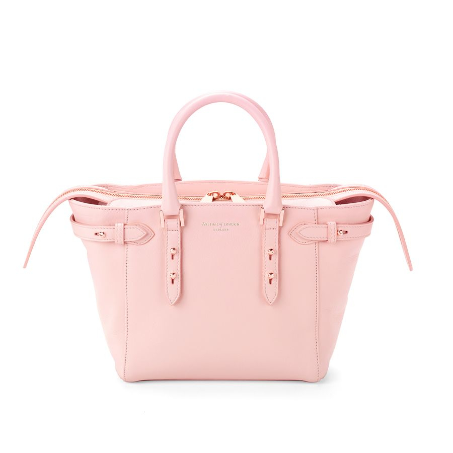 Aspinal Marylebone Mini Bag in Pink (Light Pink) | Lyst
