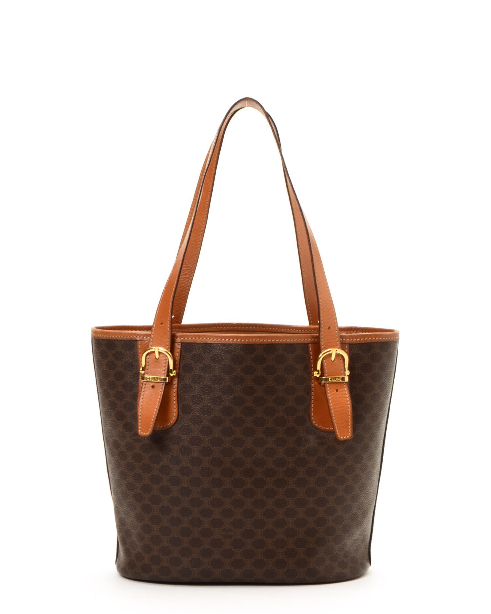 celine brown leather travel bag luggage