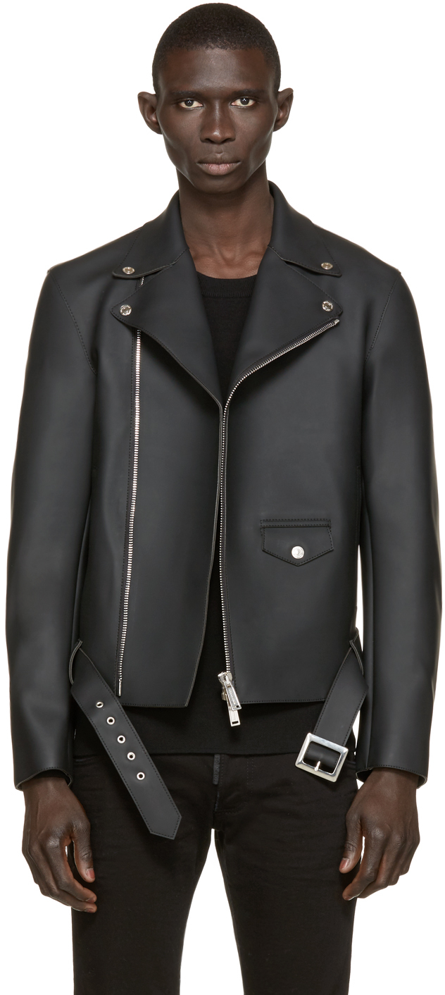 Dsquared² Black Pvc Vivo Kiodo Biker Jacket In For Men Lyst Gallery