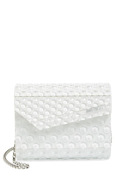 Lyst Jimmy Choo Candy Clutch In White Gallery