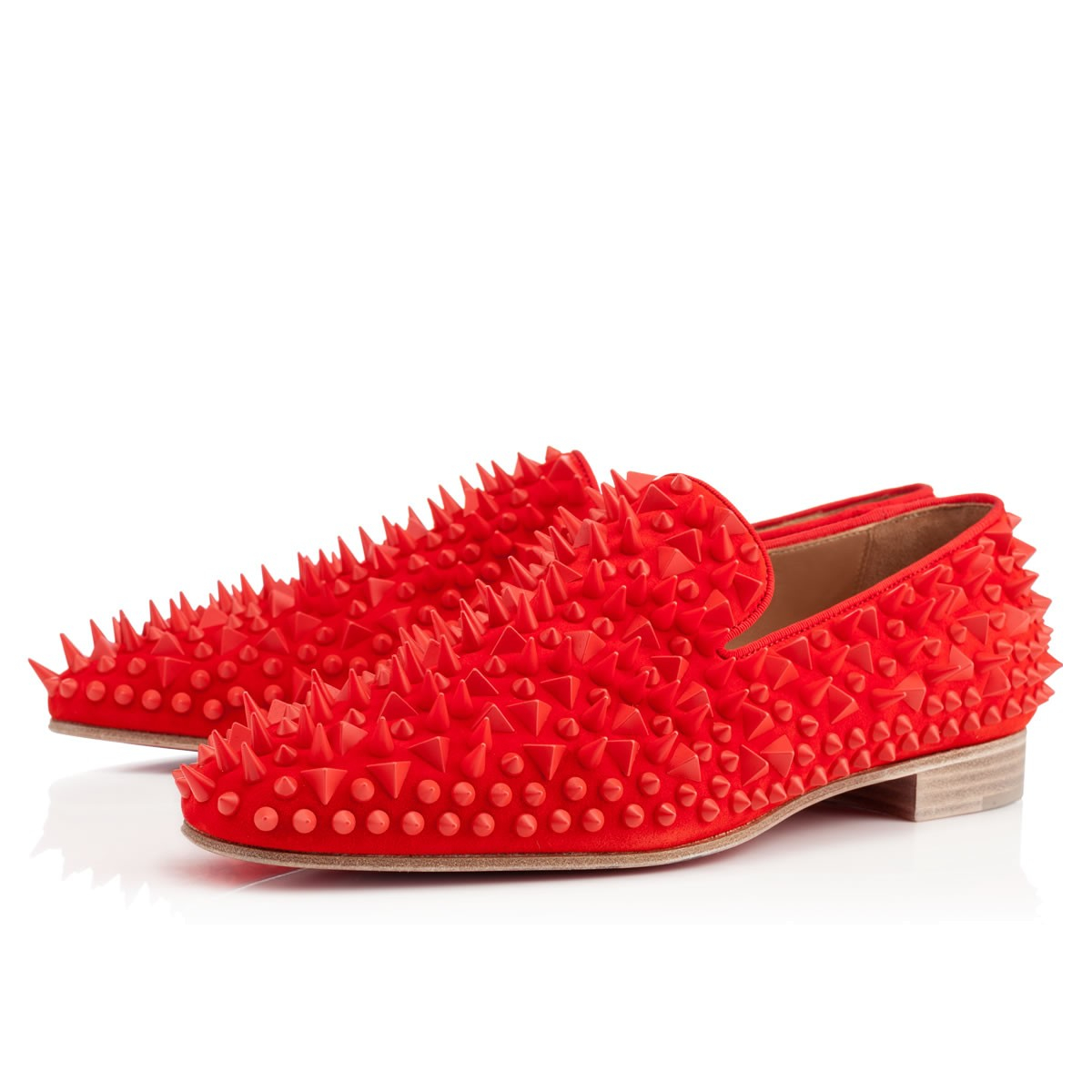 Christian louboutin Dandy Pik Pik Veau Velours in Red (multi) | Lyst