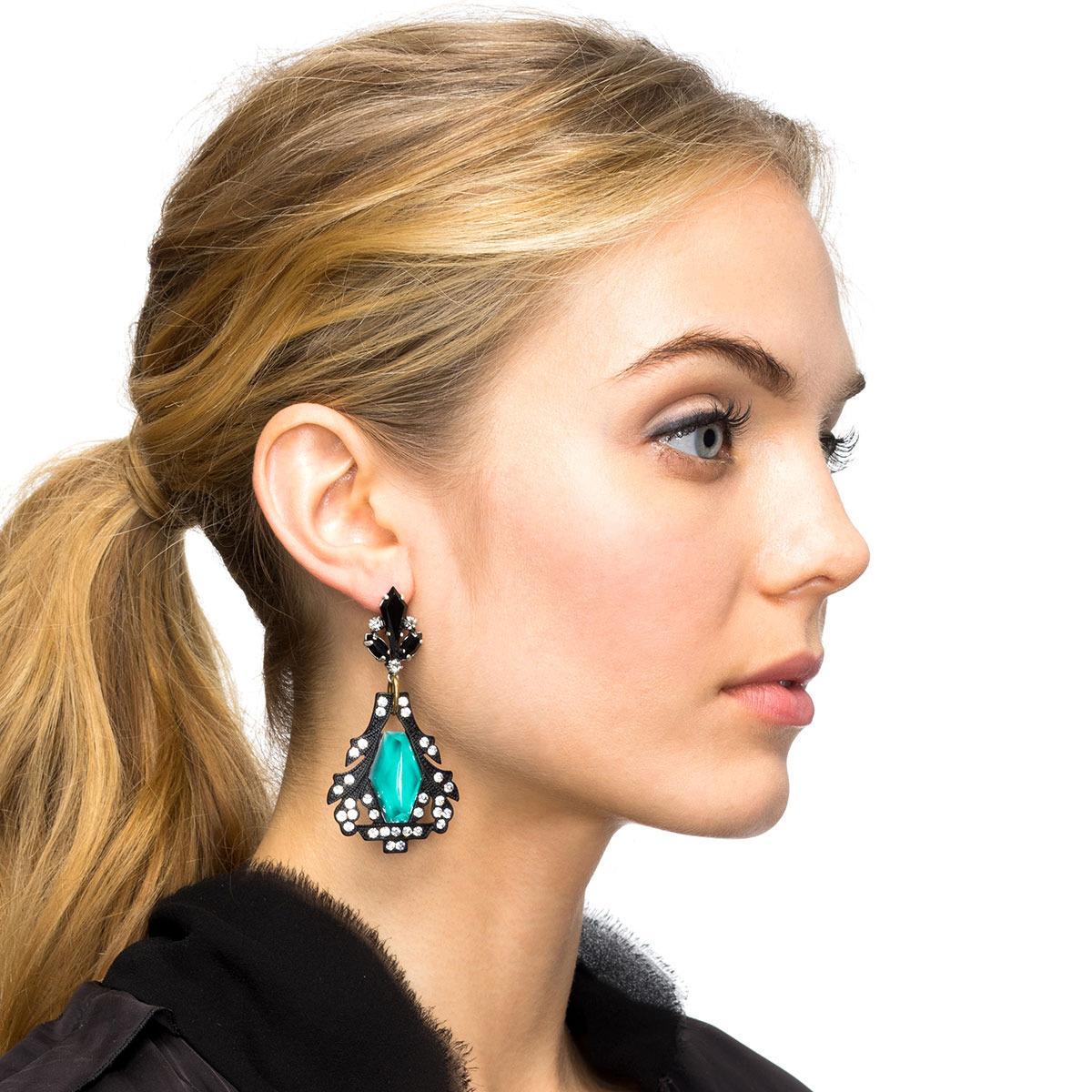 Lulu frost Lucid Drop Earrings in Black | Lyst