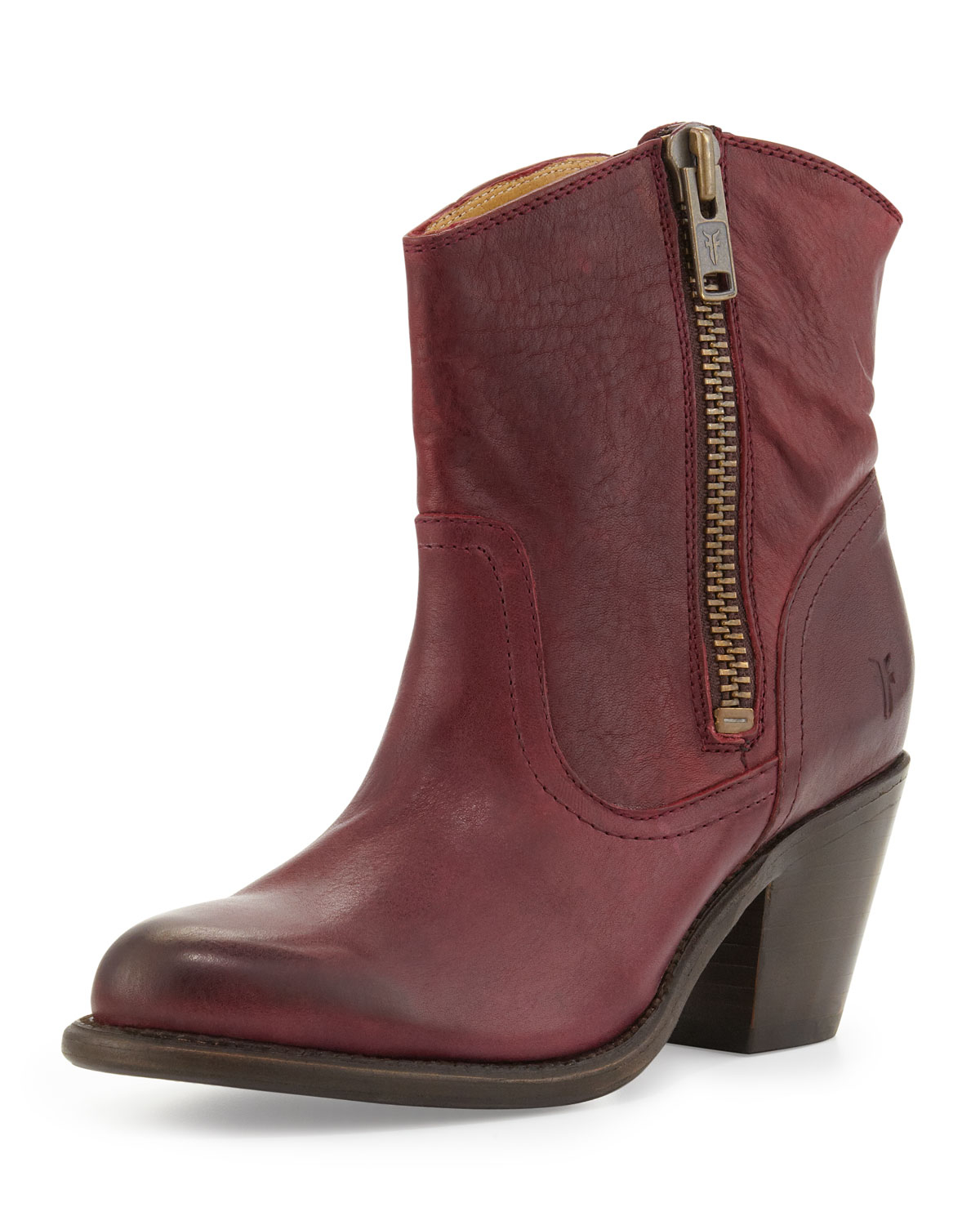 frye jacy zip booties
