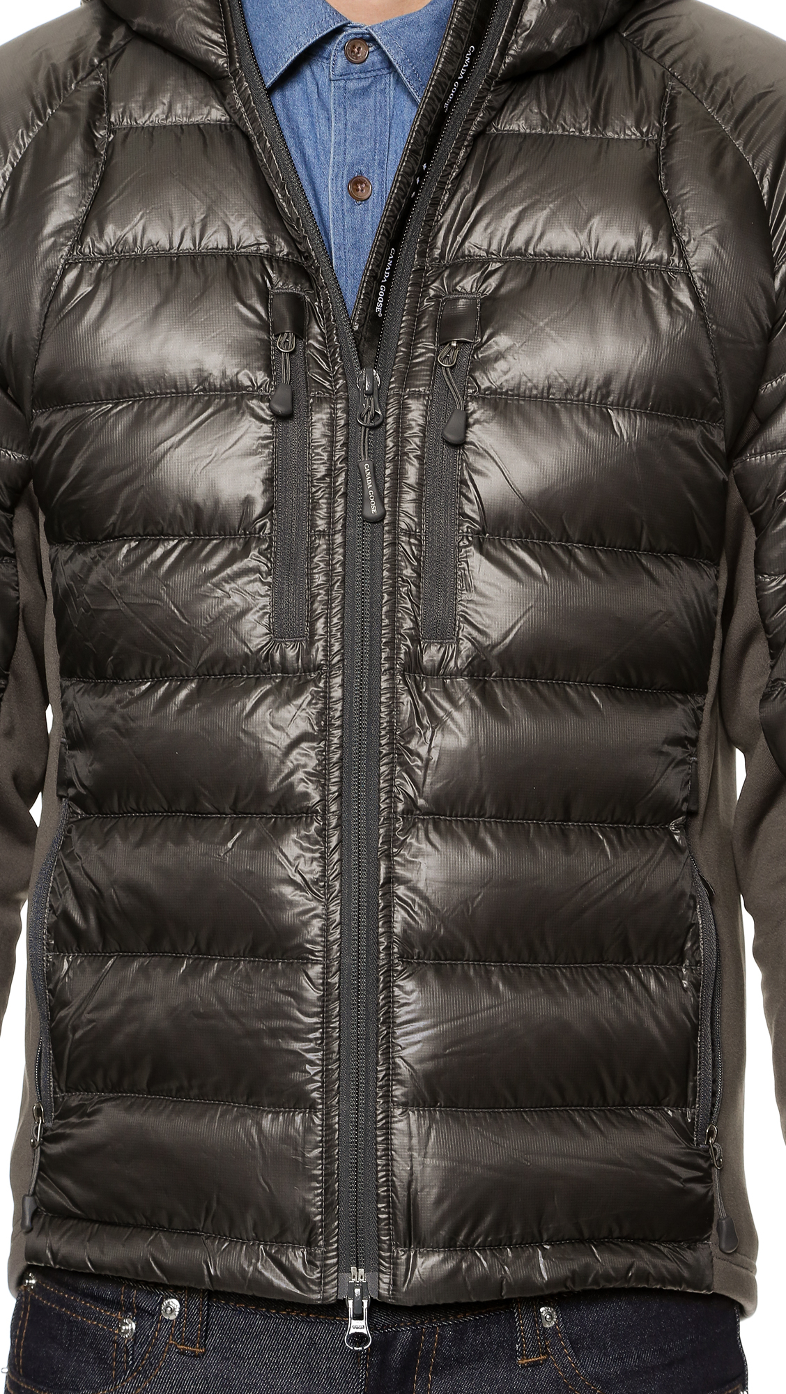 canada goose hybridge lite hoody graphite canada goose hybridge lite hoody graphite