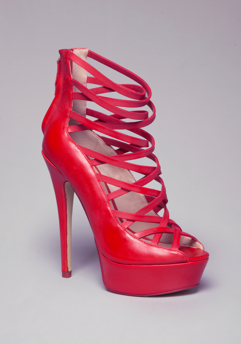 bebe strappy heels