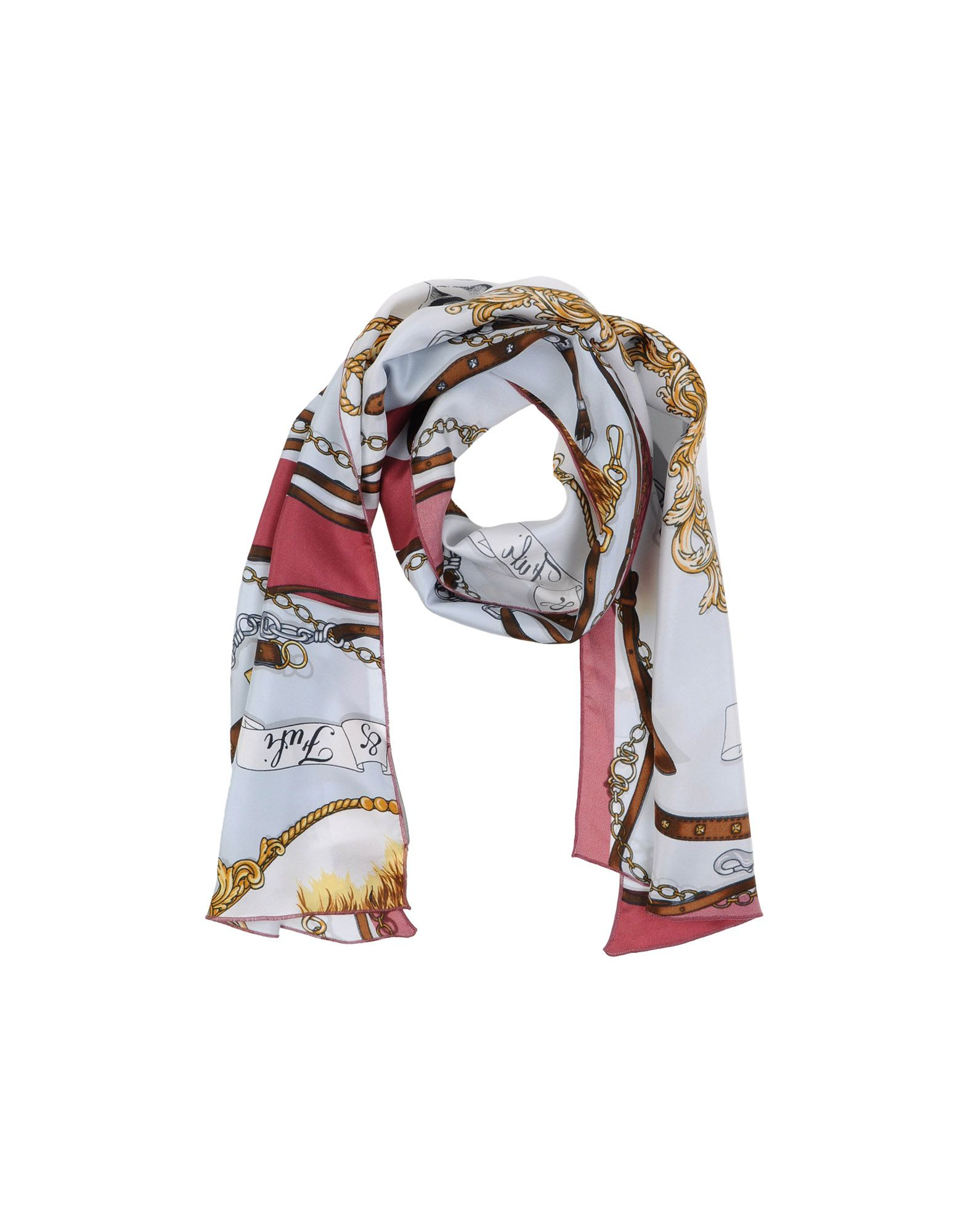 Love moschino Oblong Scarf in Multicolor (Light grey) | Lyst