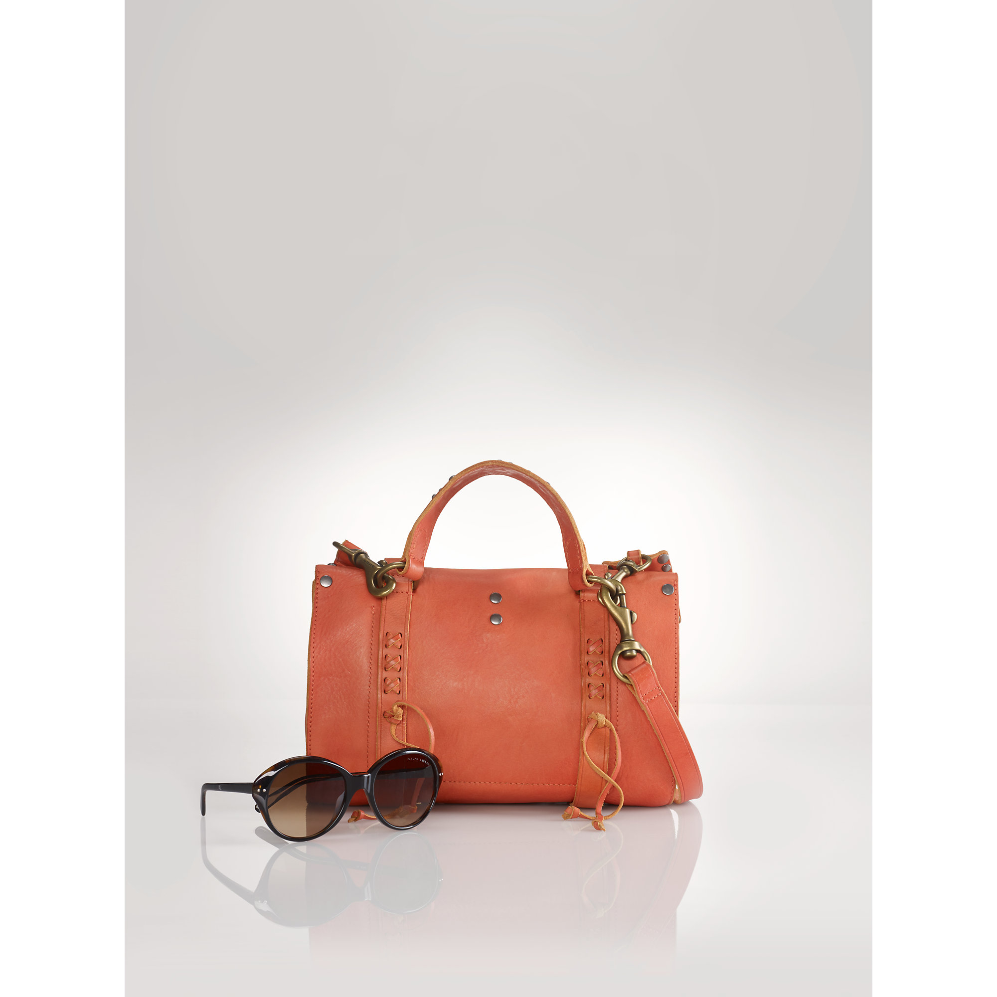 ralph lauren orange bag