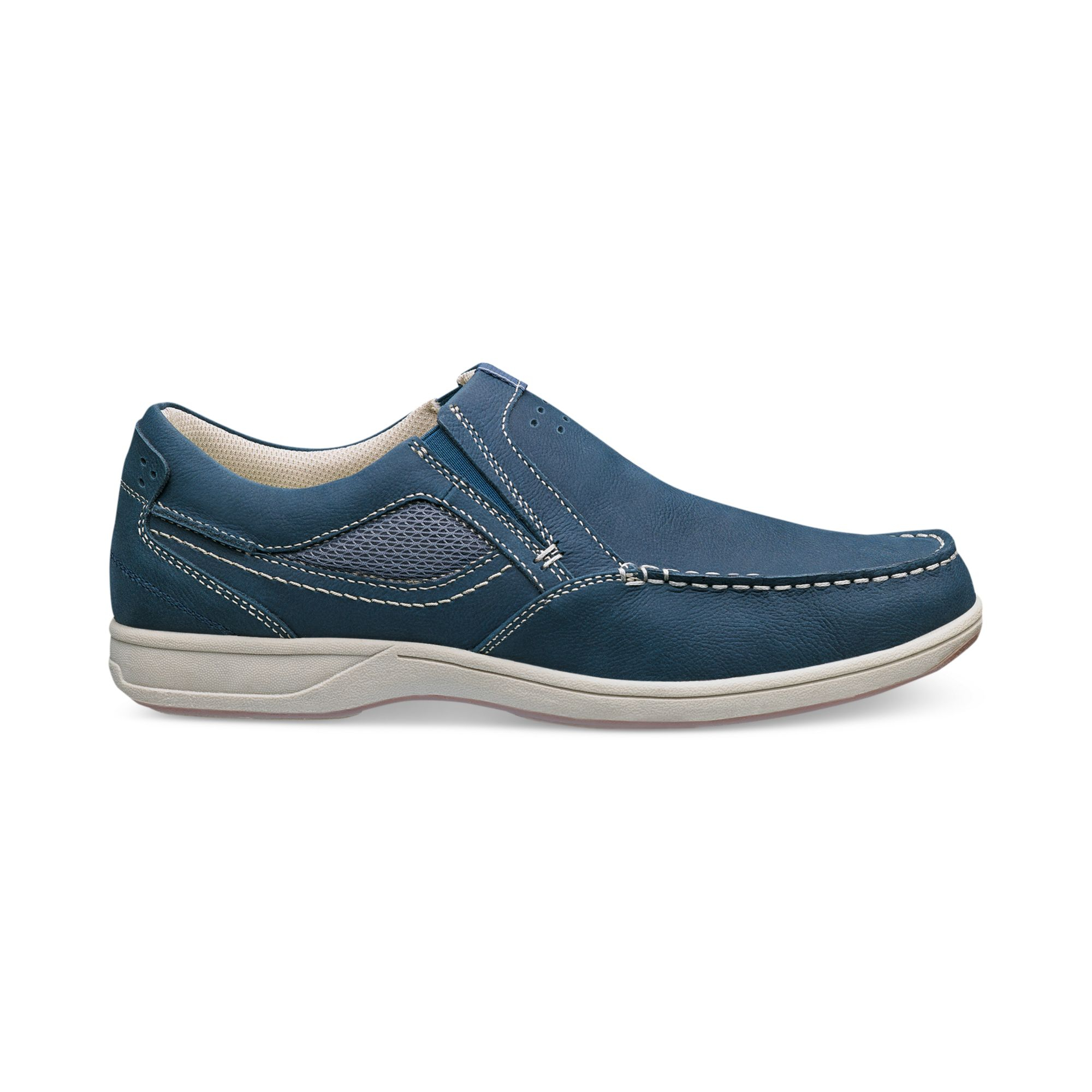 Florsheim Cove Leather Slipon Shoes in Blue for Men | Lyst