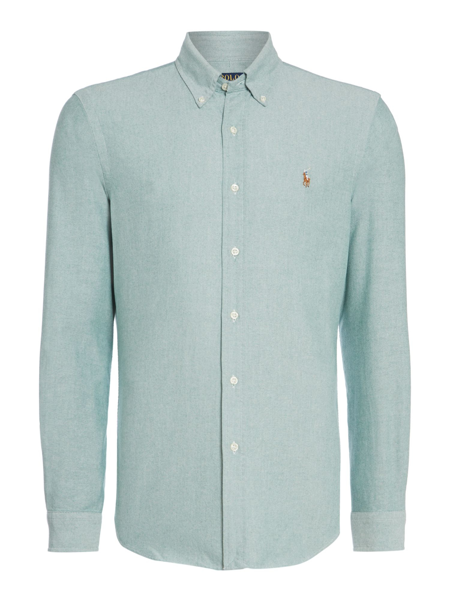 ralph lauren long sleeve slim fit polo shirt