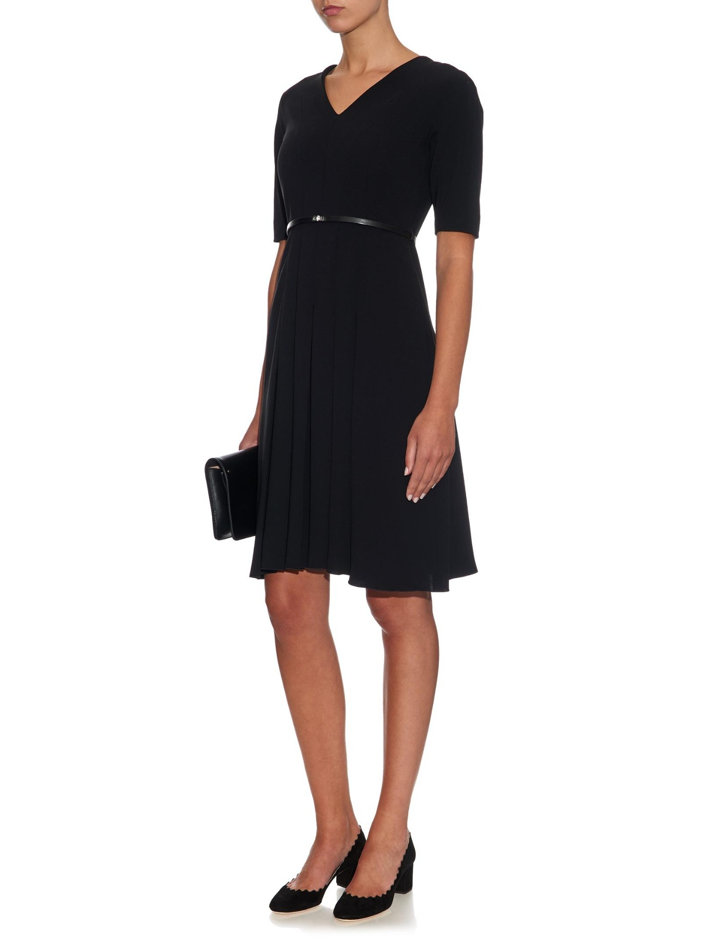 Lyst - Max Mara Studio Dalida Dress in Black