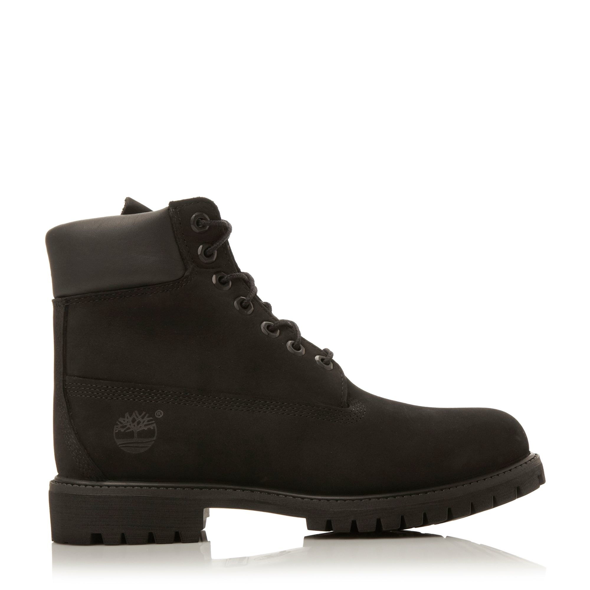 Timberland Classic Nubuck Worker Boots in Black for Men | Lyst