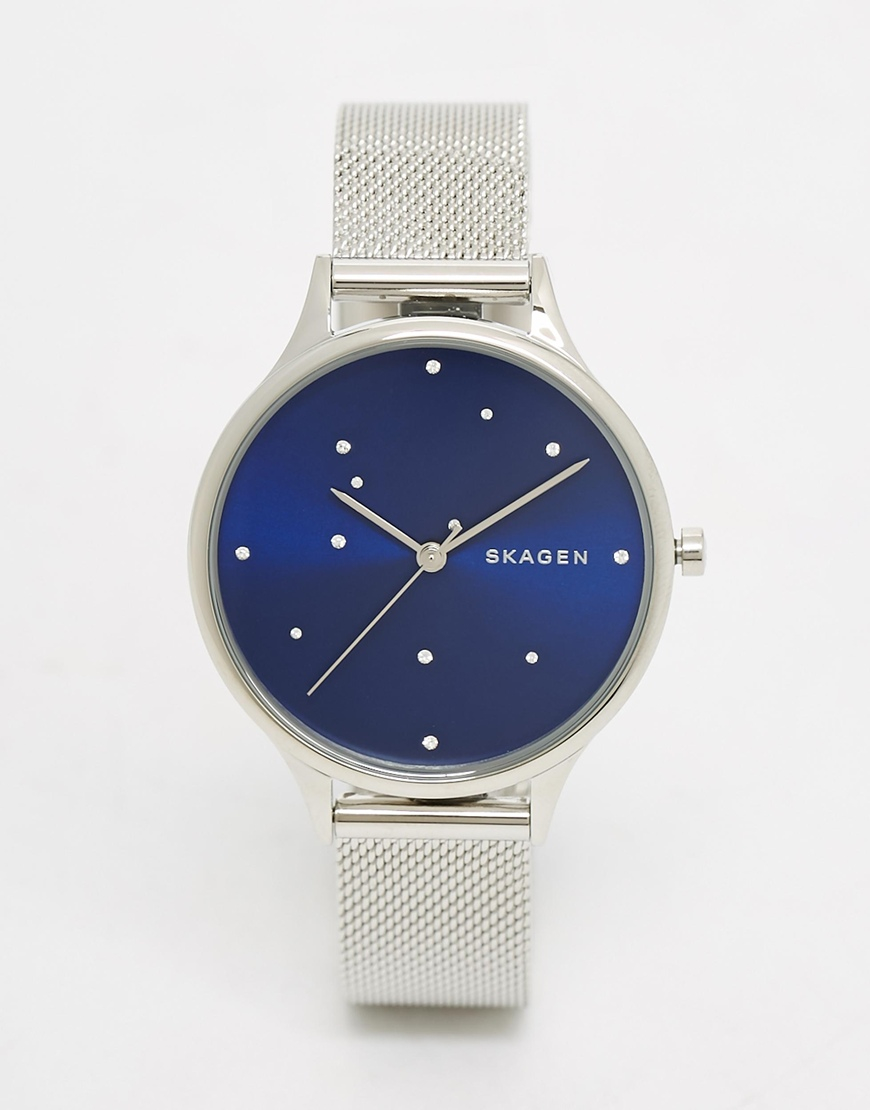 Lyst - Skagen Blue  turn Skw2391 Watch in Metallic