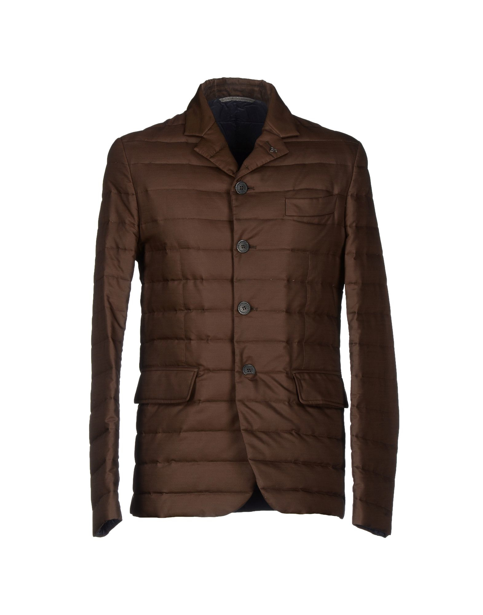 Lyst - Canali Down Jacket in Brown for Men