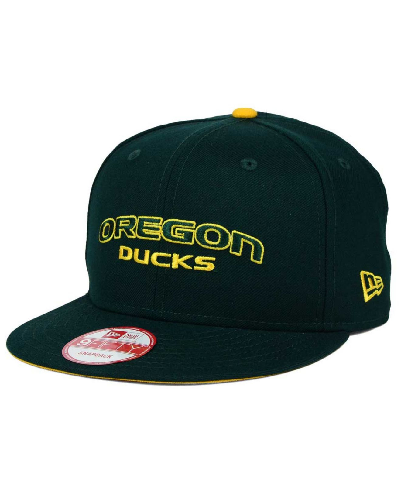 Ktz Oregon Ducks Core 9fifty Snapback Cap in Green for Men Lyst