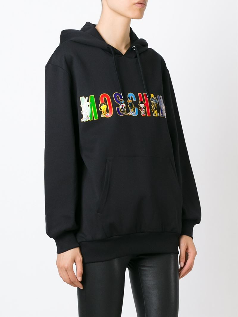 moschino black hoodie