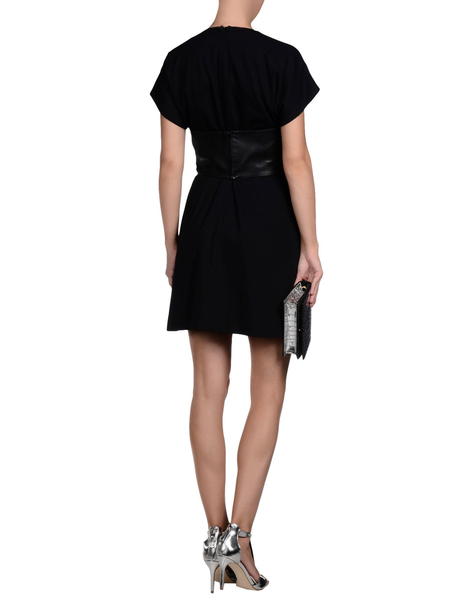 Lyst - Alexander Mcqueen Short Dress in Black