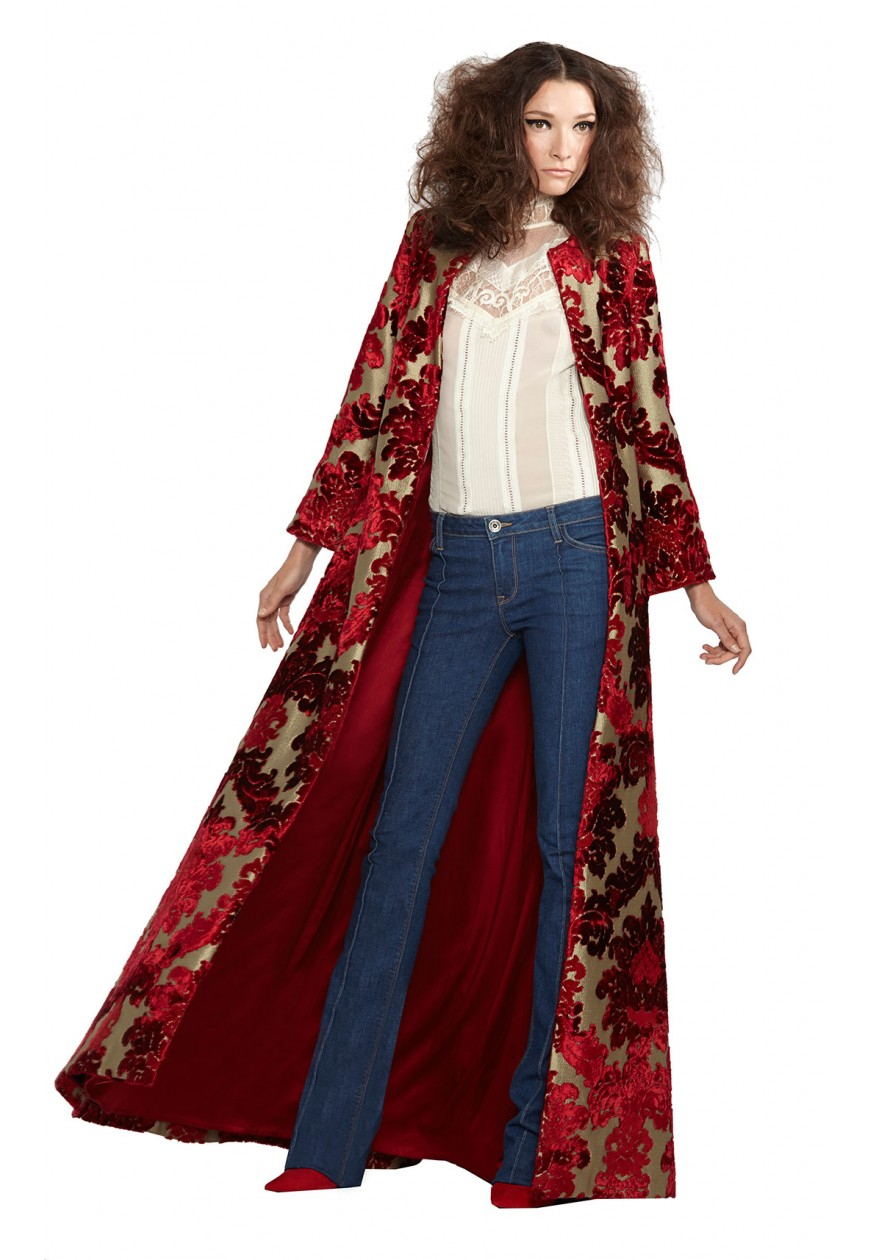 Lyst - Alice + Olivia Queens Floor Length Coat