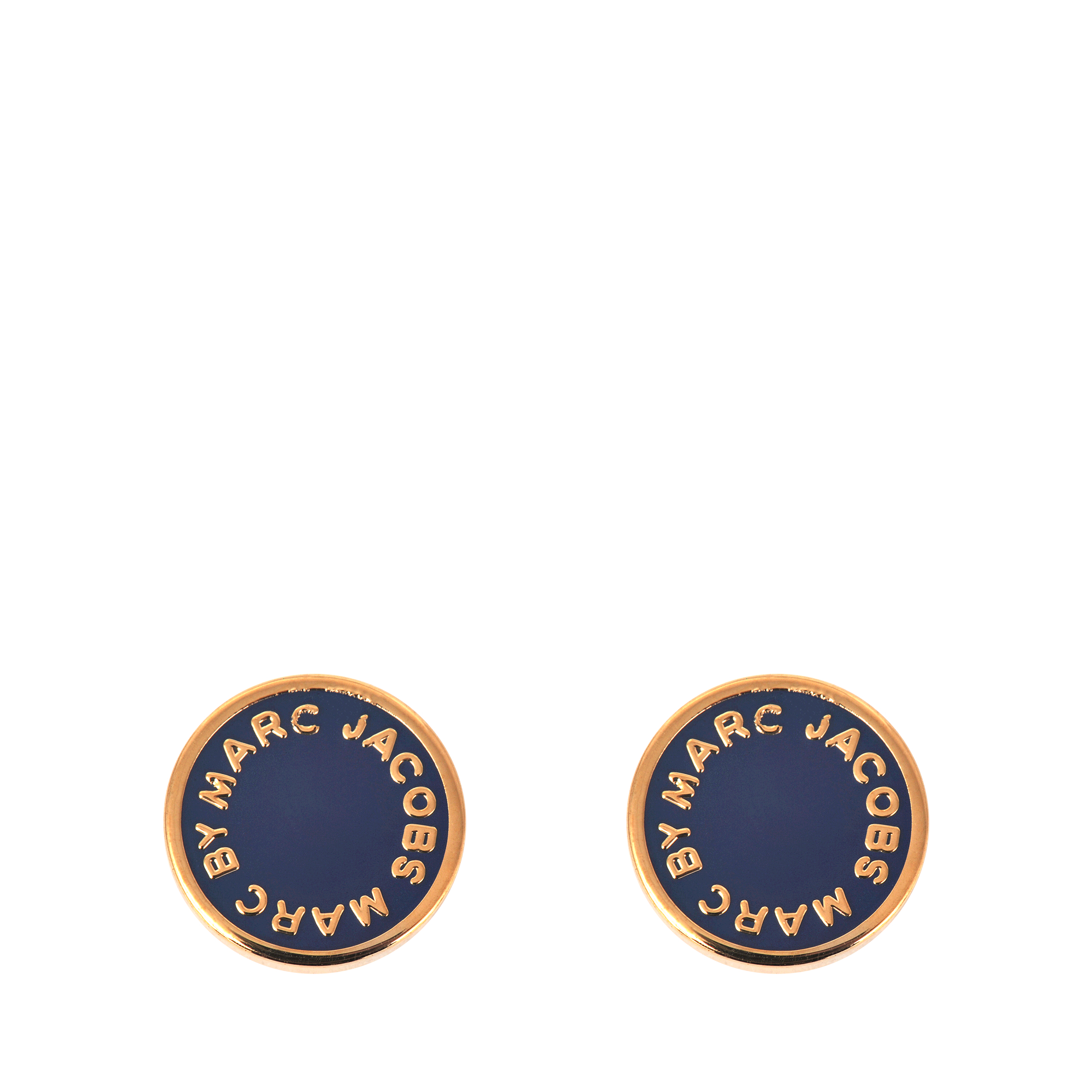 Marc By Jacobs Logo Disc O Enamel Studs Earrings In Gallery
