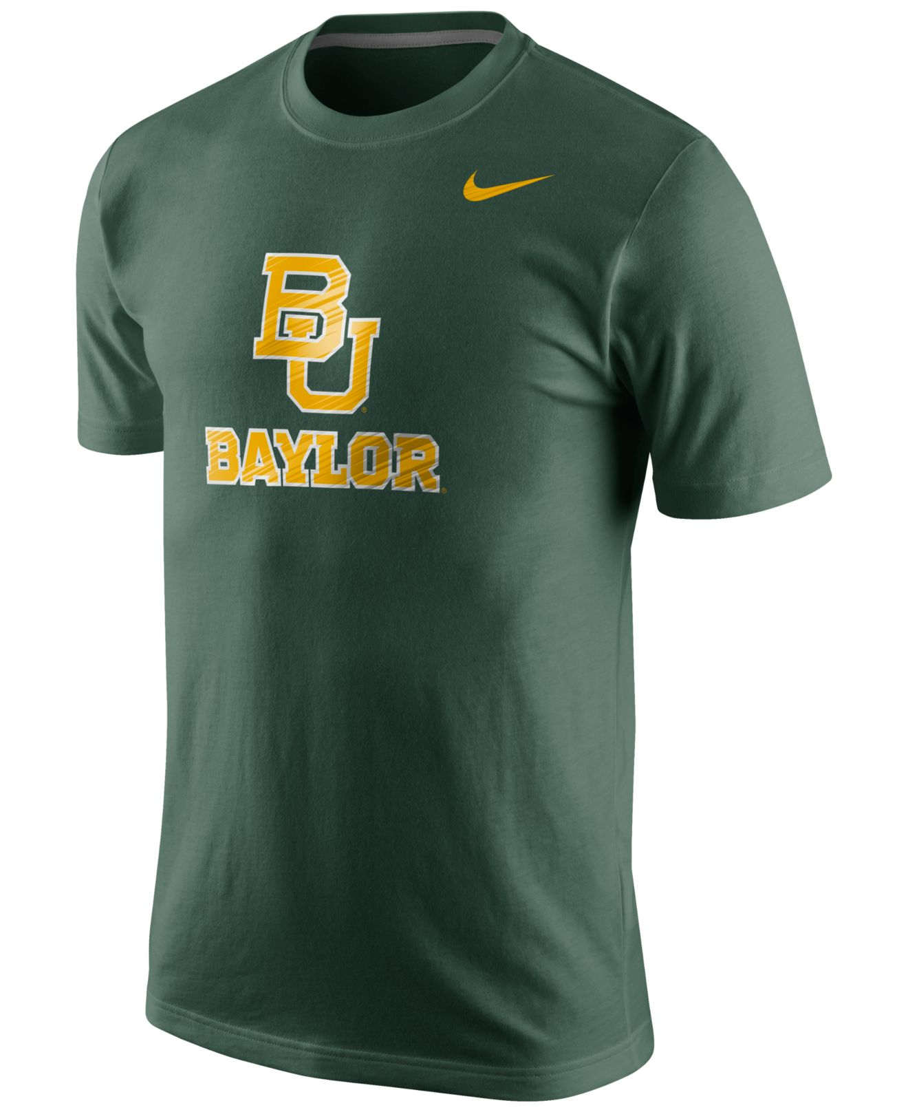 Lyst - Nike Men's Baylor Bears Warp Logo T-shirt in Green for Men