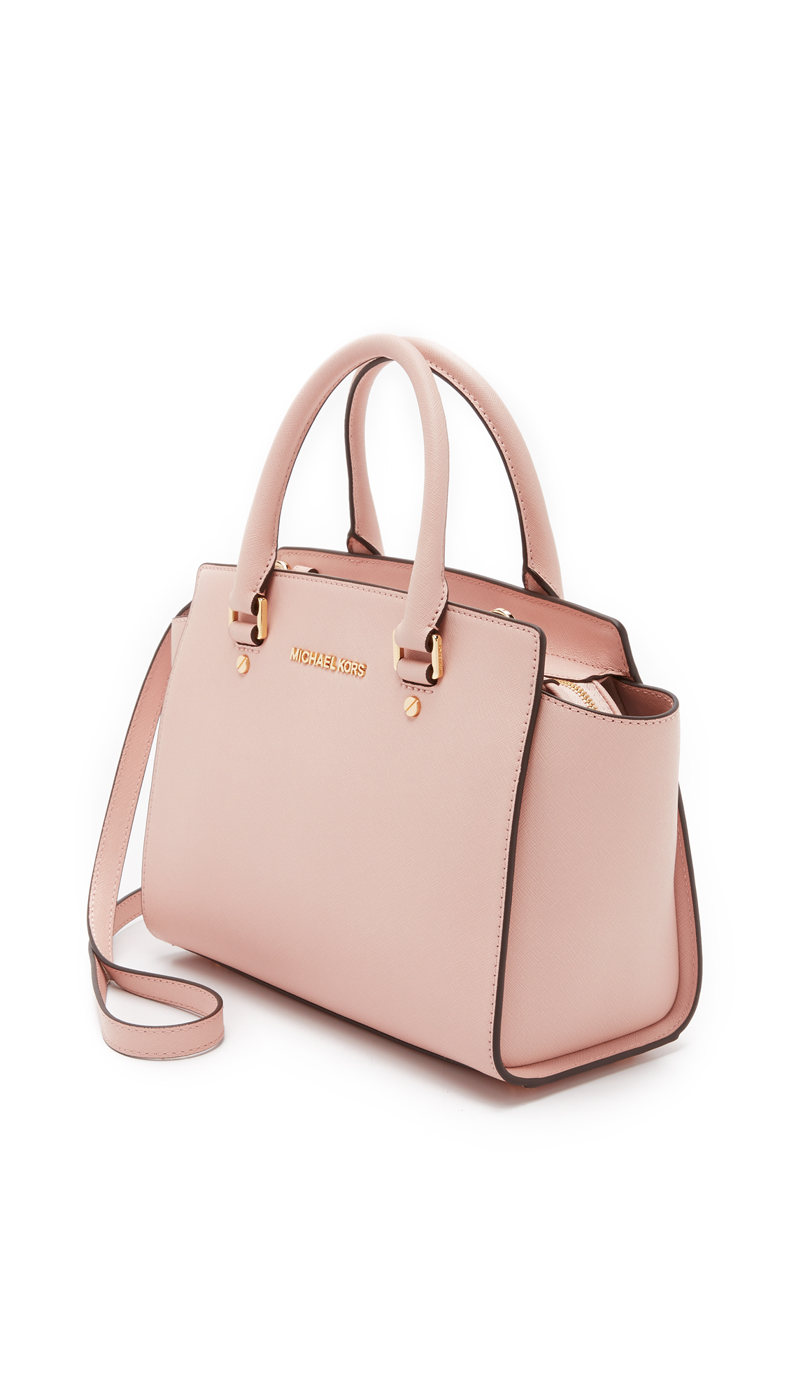 Lyst - Michael Michael Kors Selma Medium Satchel - Ballet in Pink