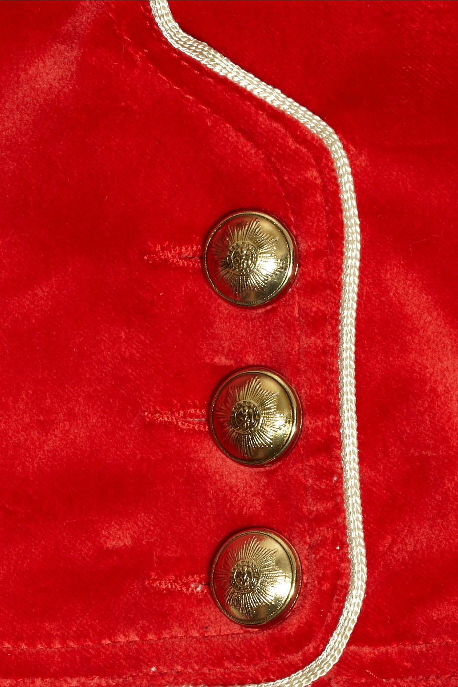 Lyst Isabel Marant Bauer Cropped Velvet Skinny Pants in Red