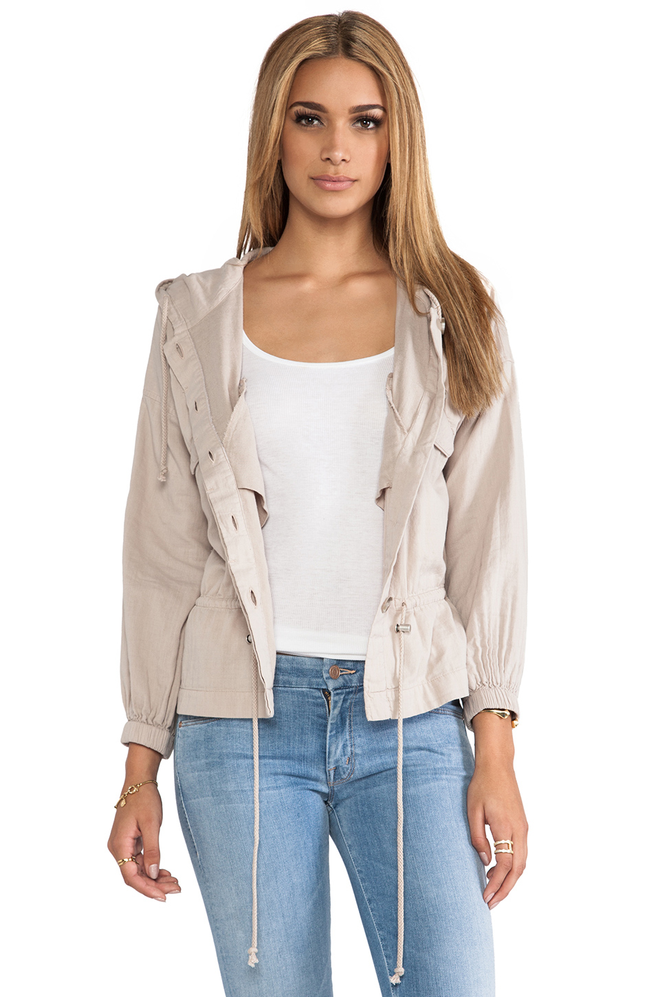 Lyst C&c california Double Layer Jacket in Natural