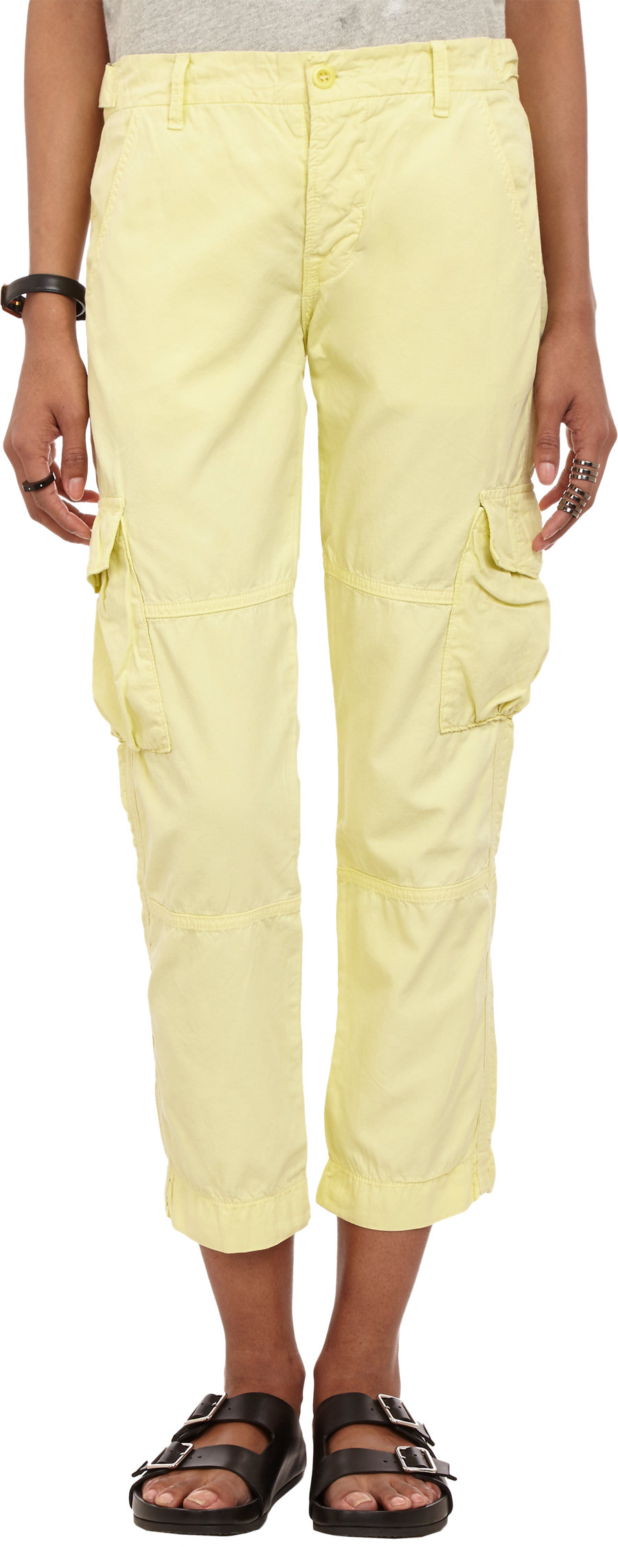 Nsf Clothing Basquiat Cargo Pants in Yellow | Lyst