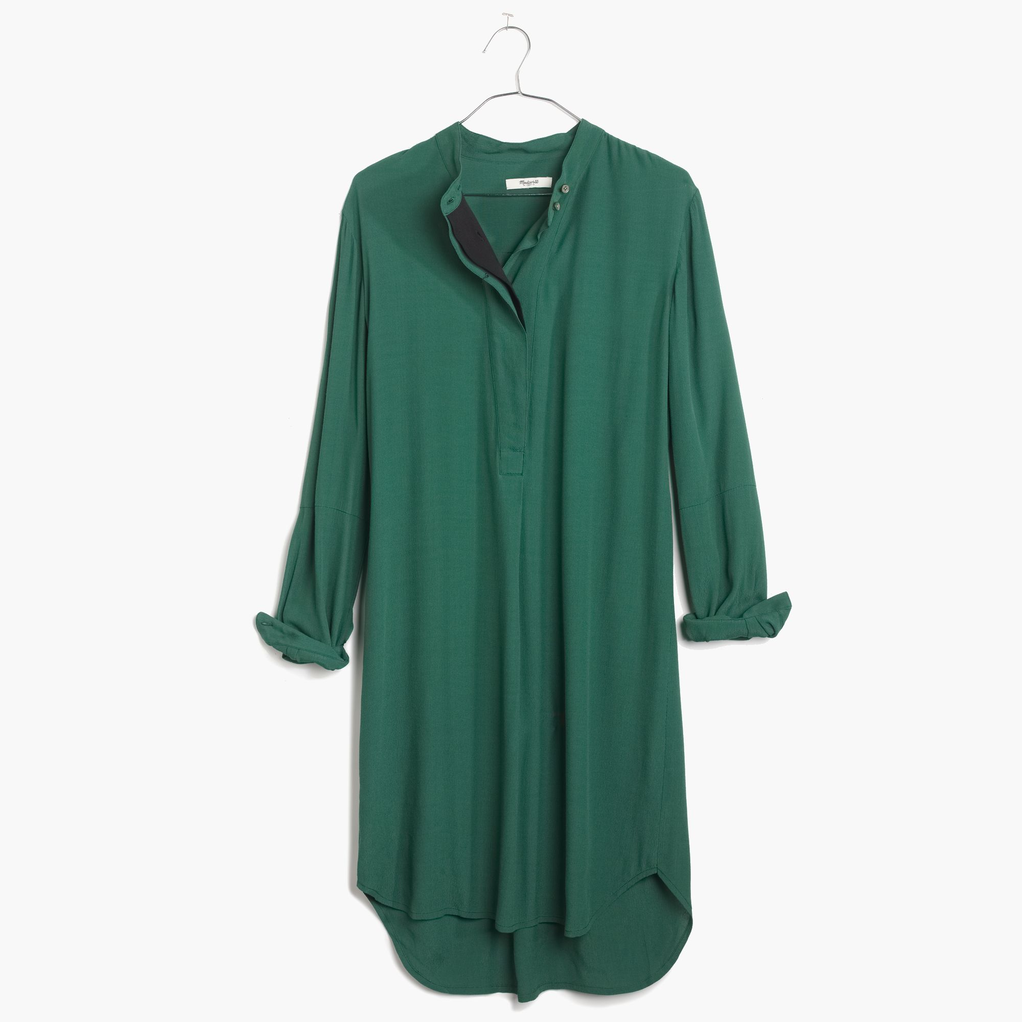 Lyst Madewell LongSleeve Tunic Dress in Green
