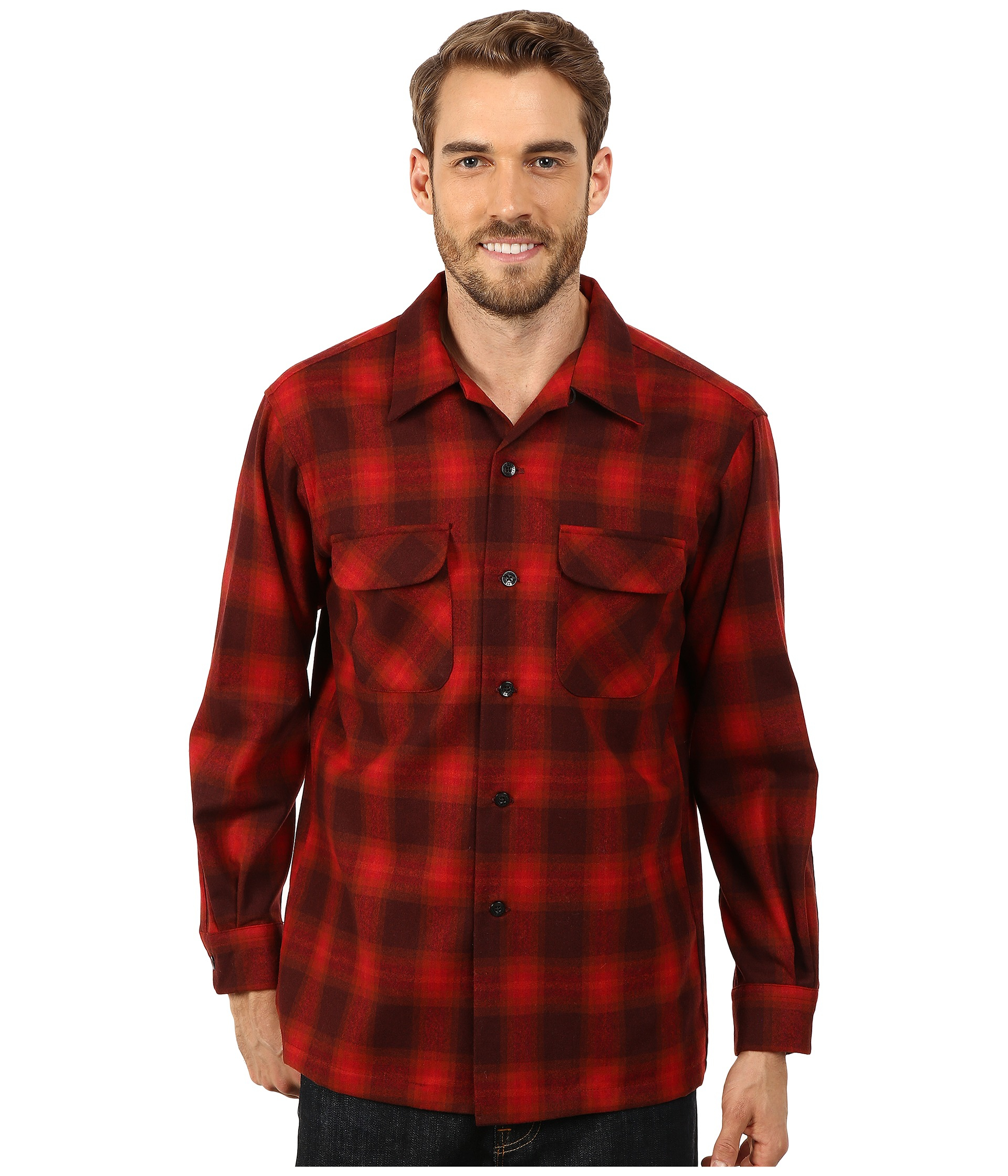 Lyst - Pendleton Board Shirt in Black for Men