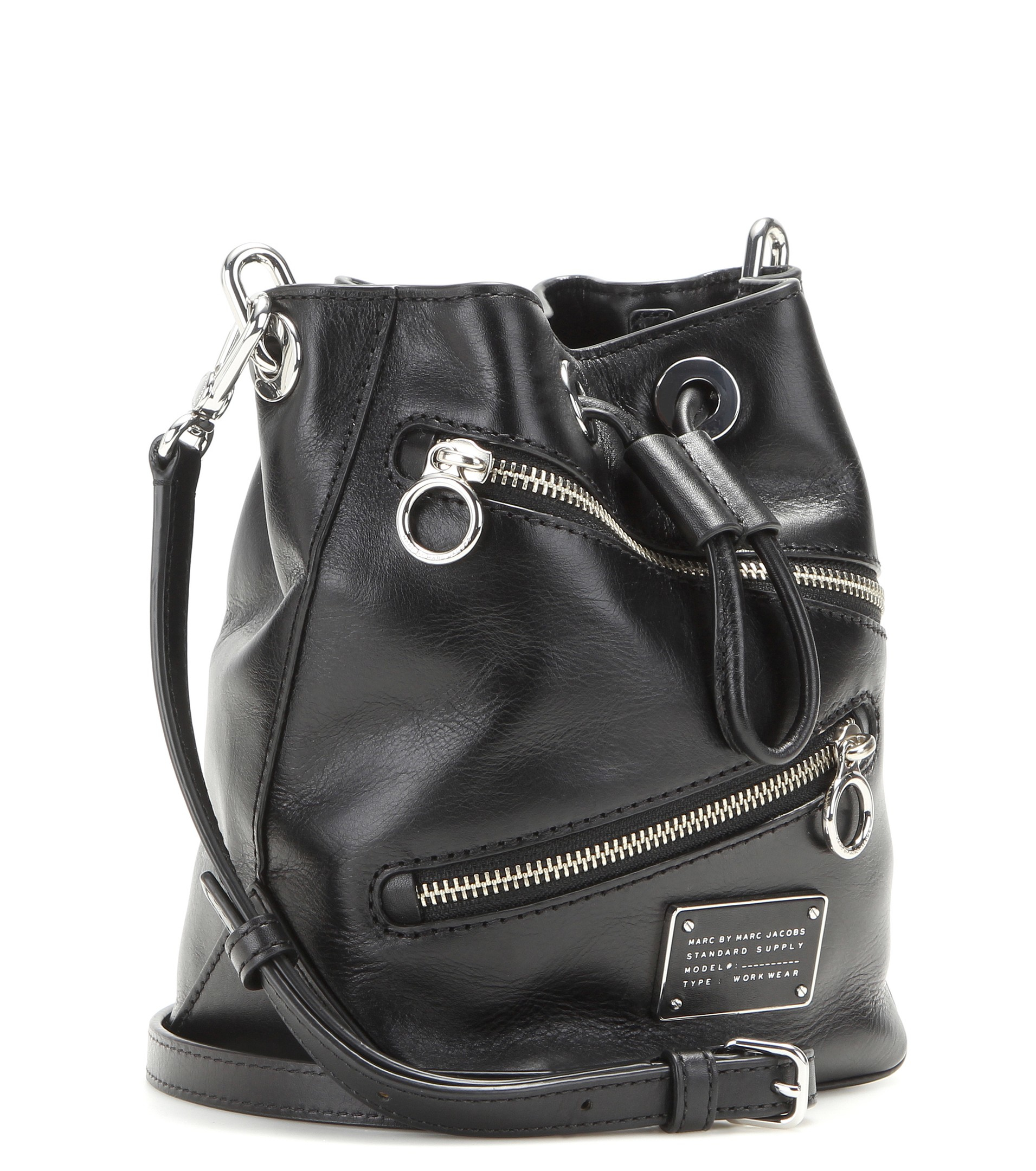 Marc By Marc Jacobs Small Leather Bucket Bag in Black - Lyst