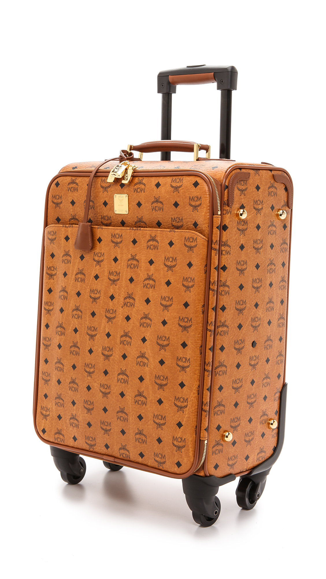 paisley print luggage