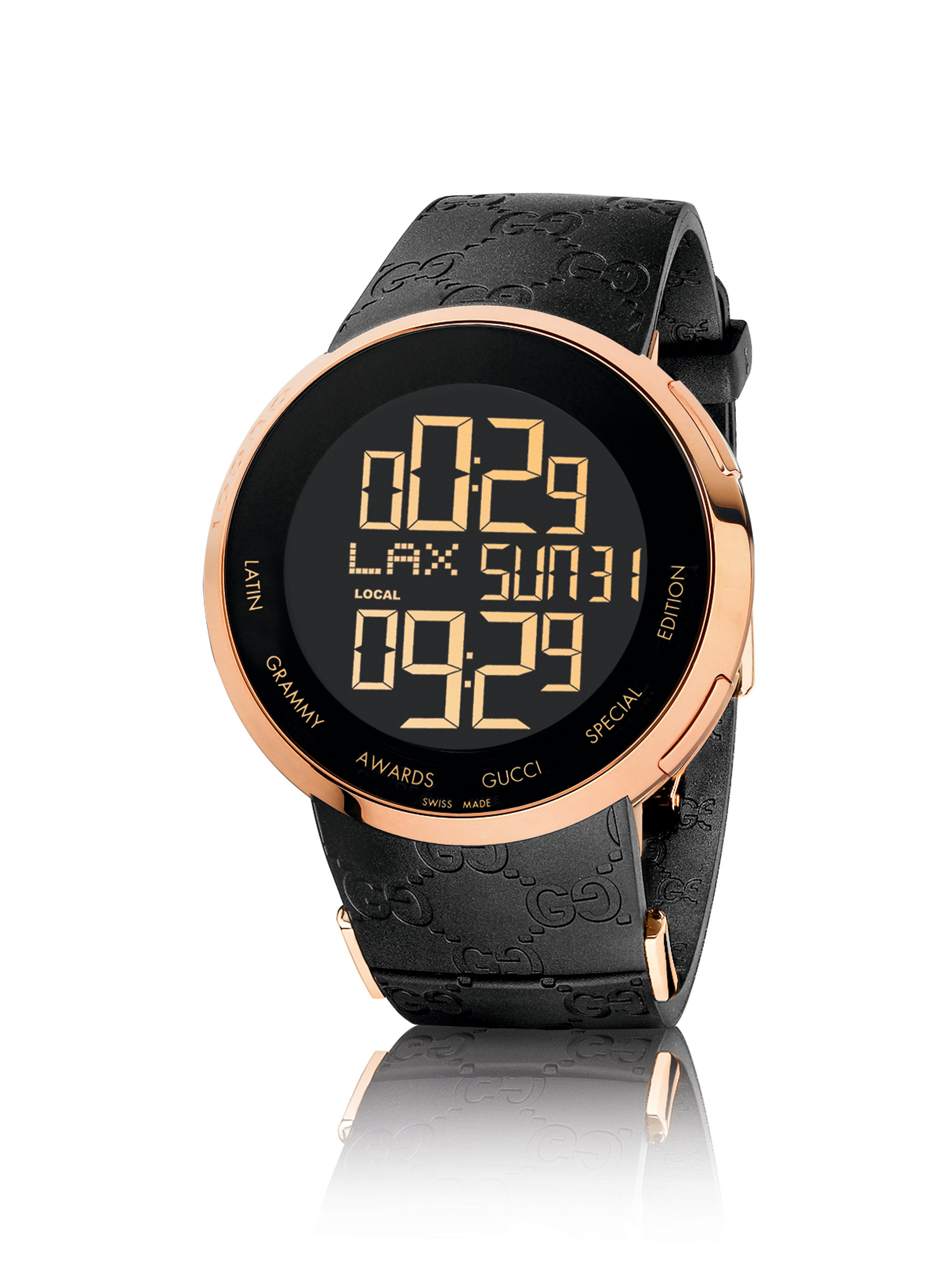how to set gucci digital watch