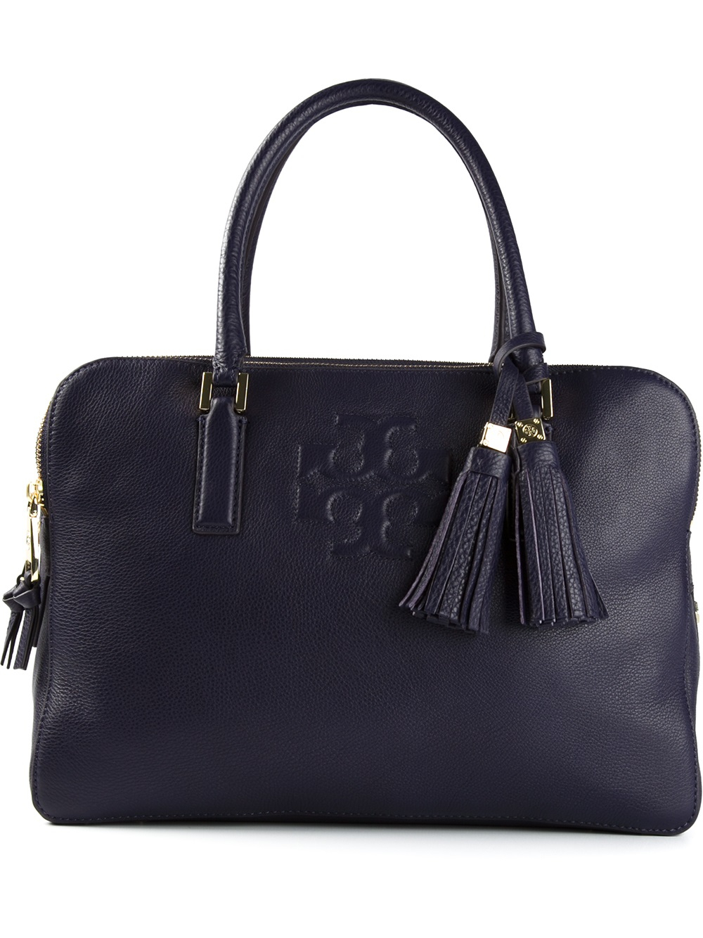 tory burch zip satchel