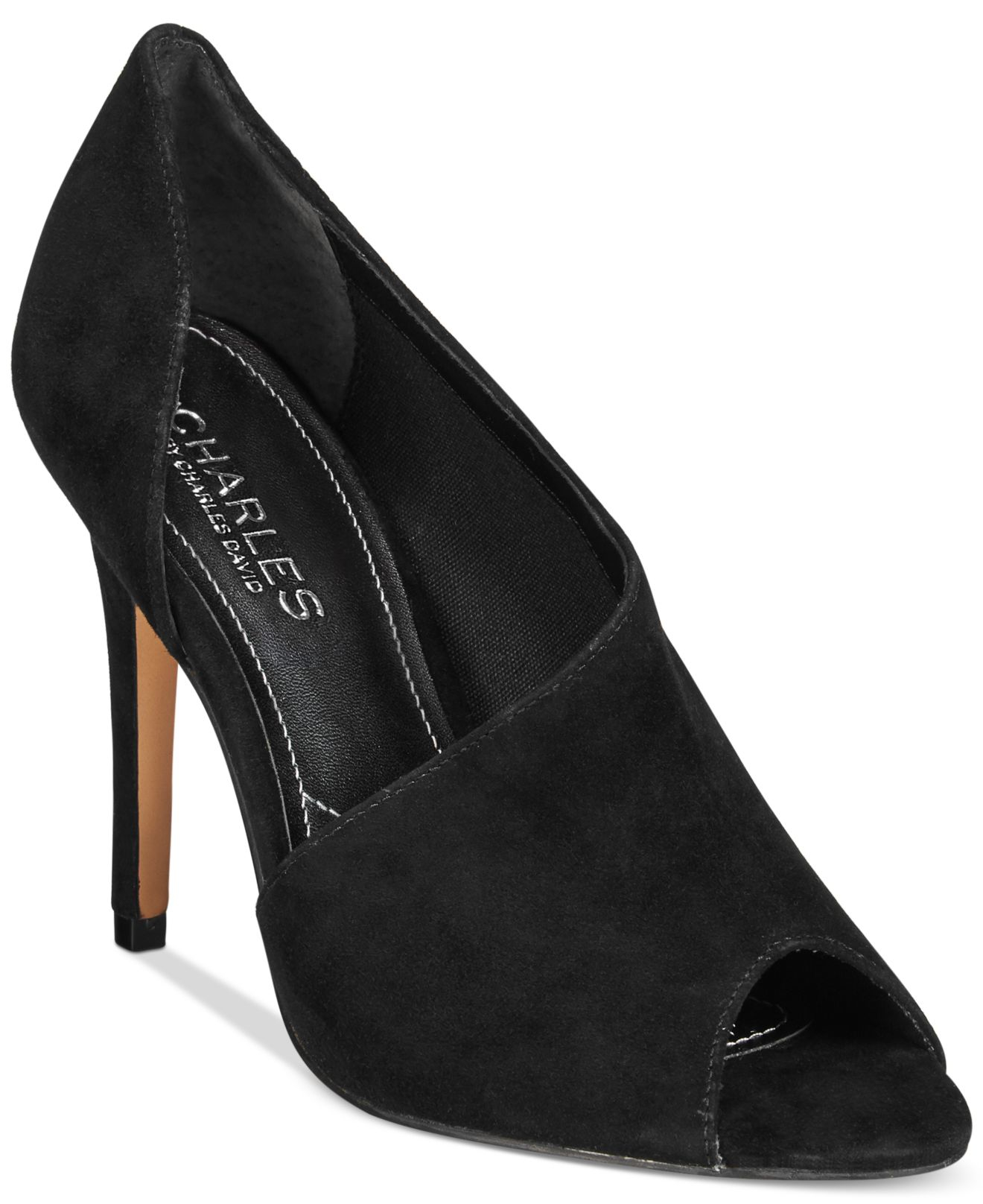 charles by charles david studded croco embossed pumps