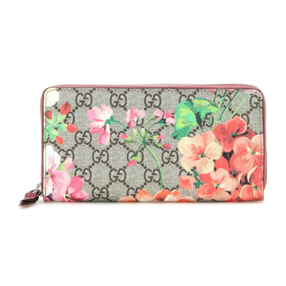 Gucci Gg Blooms Chain Wallet | Lyst