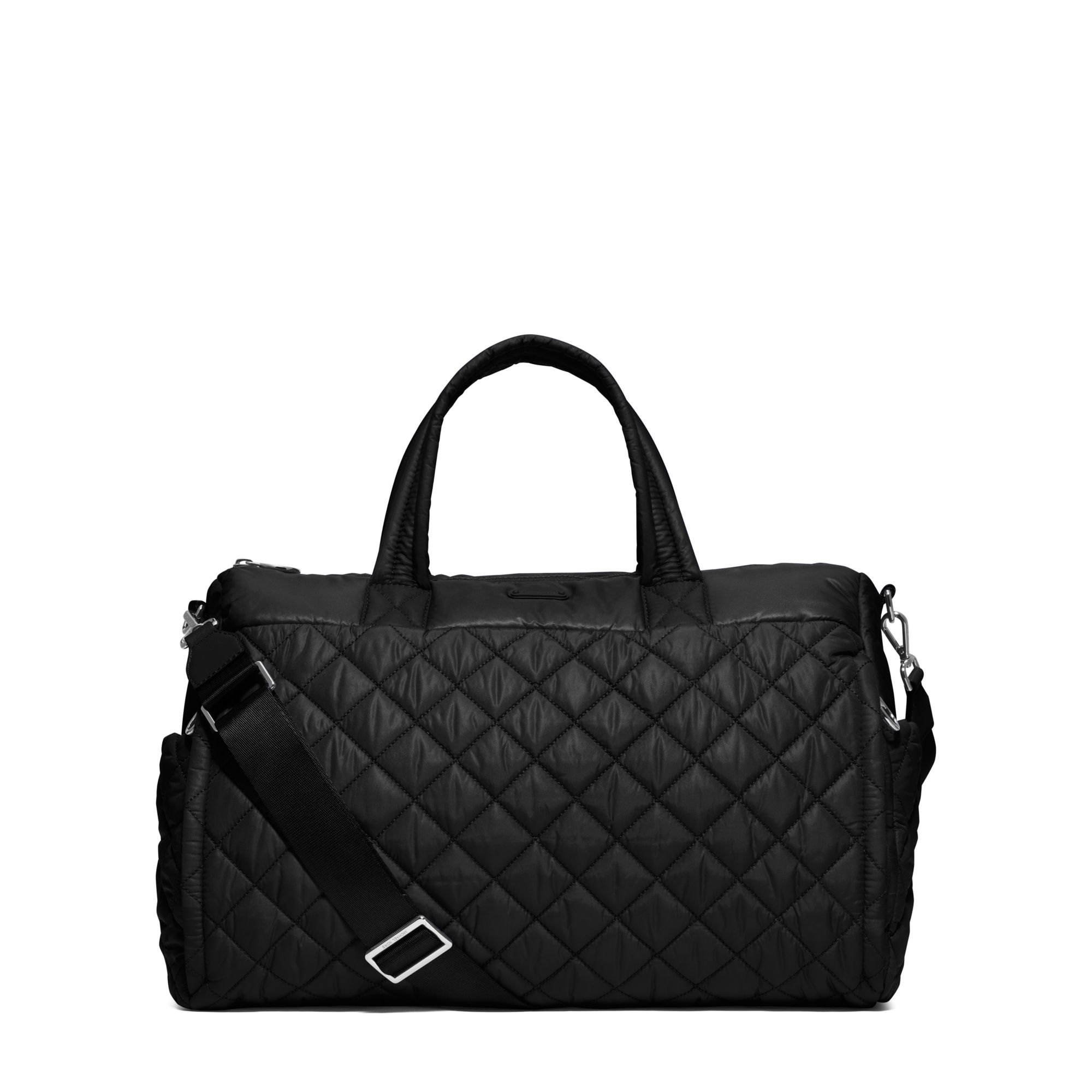 Michael Kors Roberts Large Quilted-nylon Yoga Duffel Bag in Black - Lyst