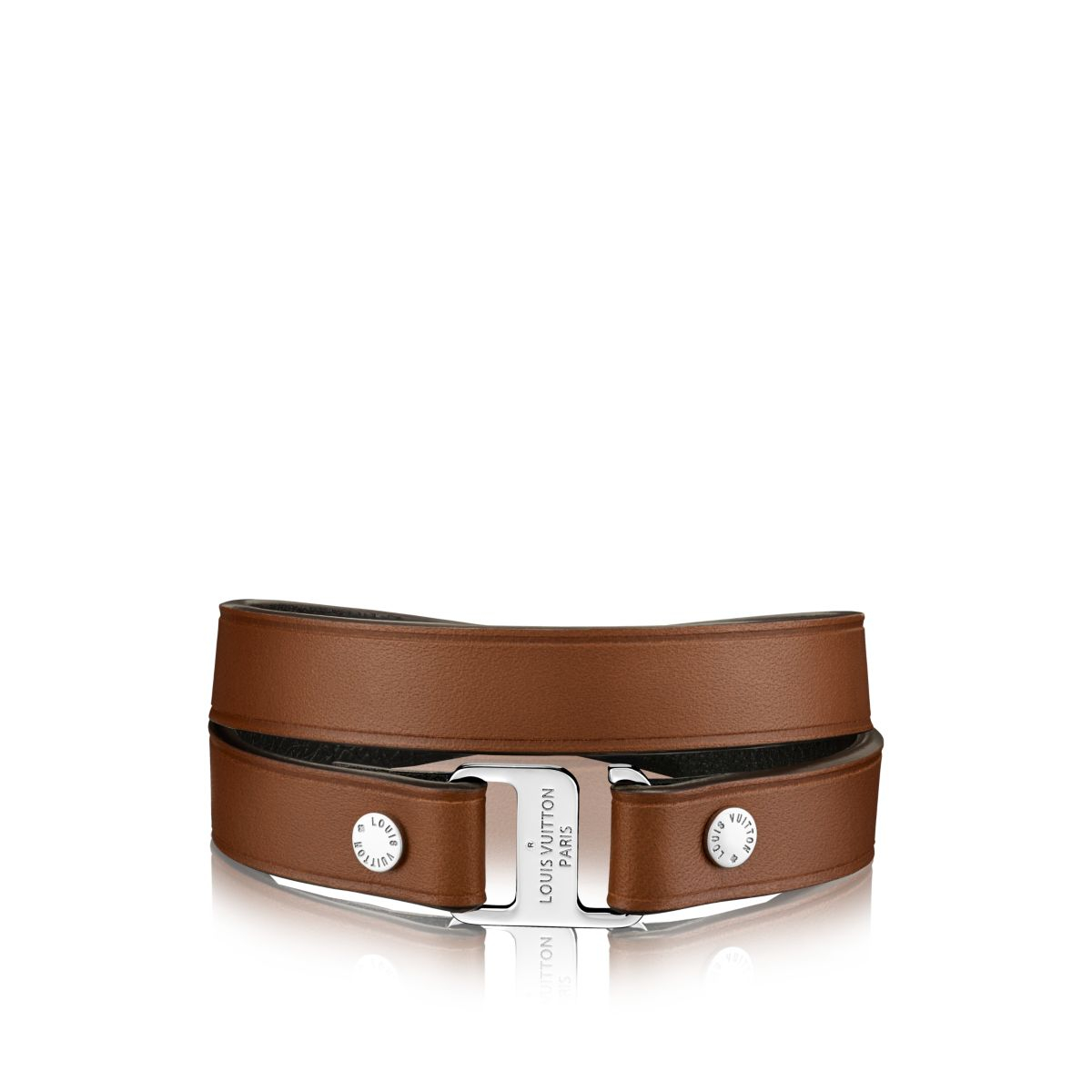 Louis vuitton Snap It 12 Mm Bracelet in Brown for Men (TOBACCO) | Lyst