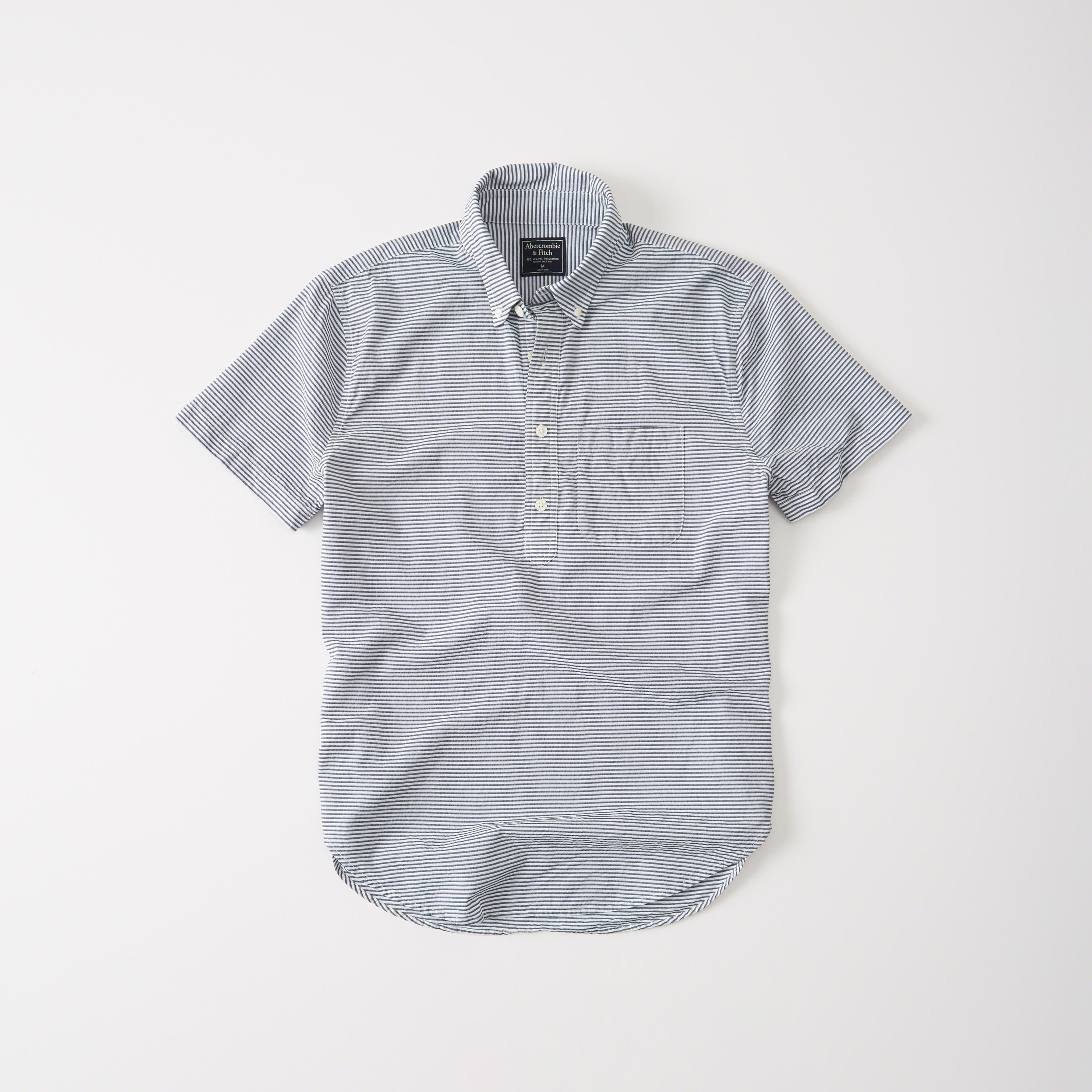 abercrombie popover shirt