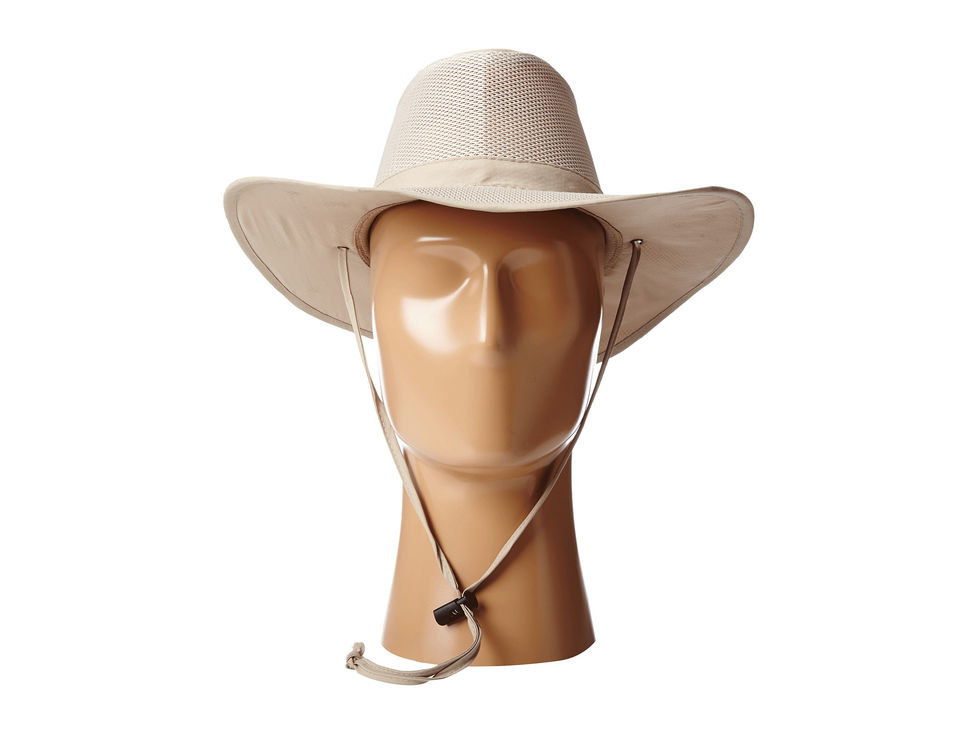 Stetson Big Brim Mesh Safari With No Fly Zone Insect Shield Fabric In Natural For Men Lyst