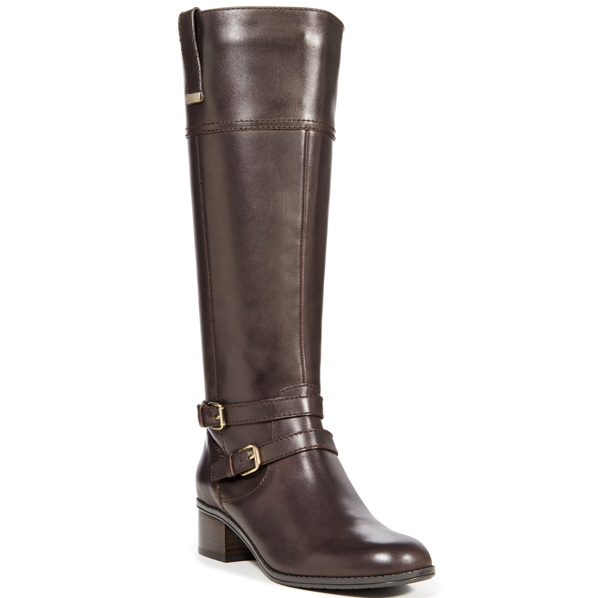 Bandolino Carlotta Tall Riding Boots - A Macy'S Exclusive in Brown ...